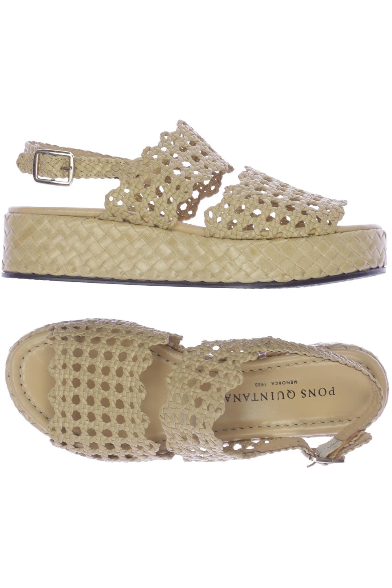 

Pons Quintana Damen Sandale, beige, Gr. 38
