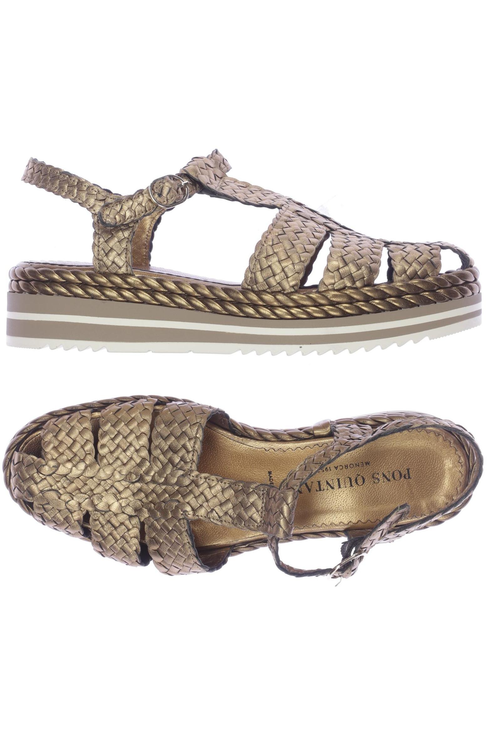 

Pons Quintana Damen Sandale, gold, Gr. 38