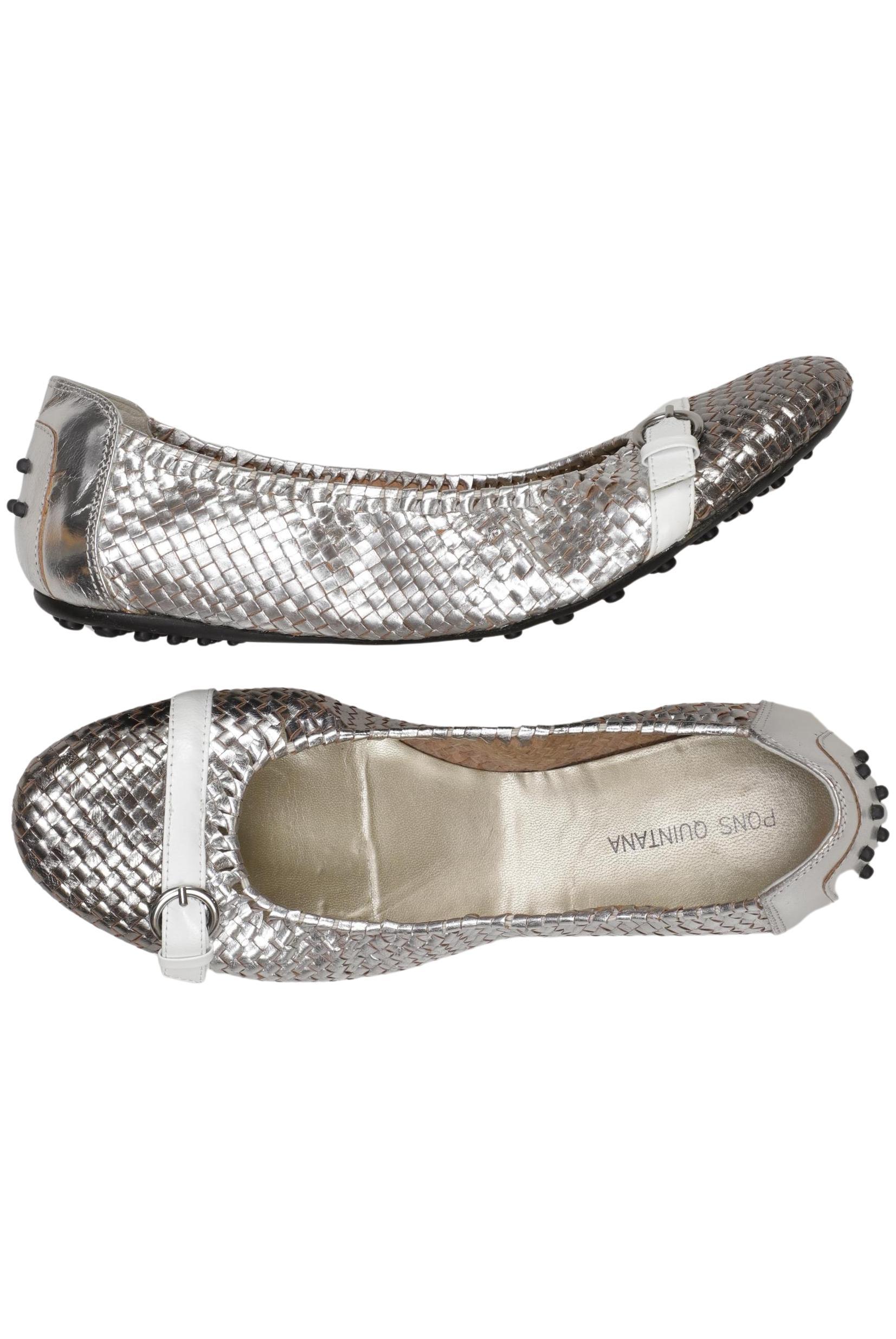 

Pons Quintana Damen Ballerinas, silber, Gr. 39