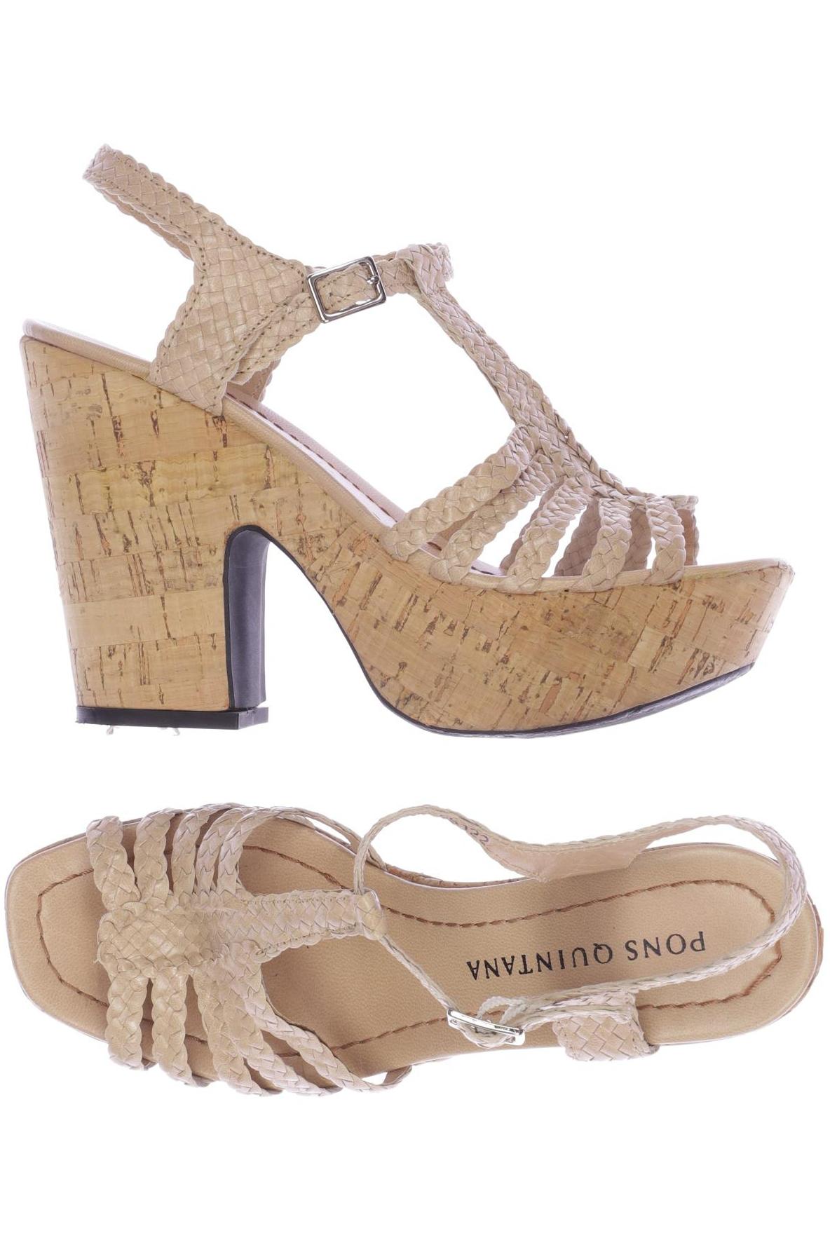 

Pons Quintana Damen Sandale, beige, Gr. 37