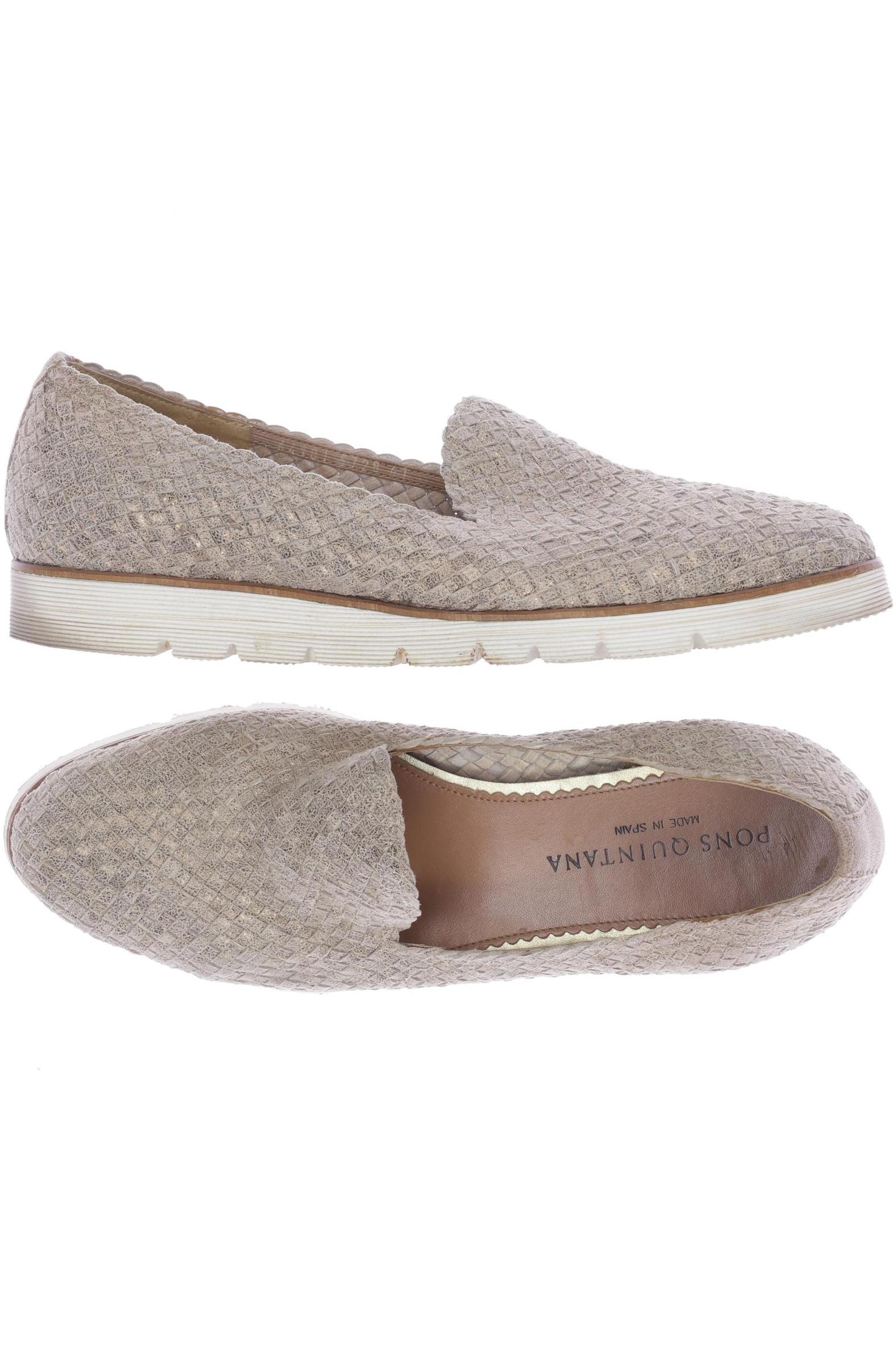 

Pons Quintana Damen Halbschuh, beige, Gr. 40