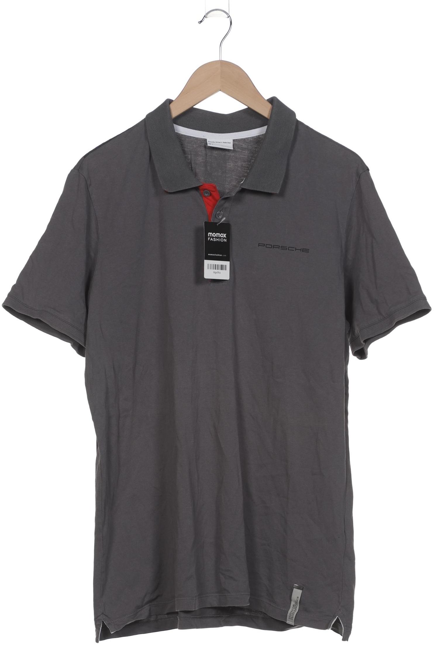 

Porsche Design Herren Poloshirt, grau, Gr. 54