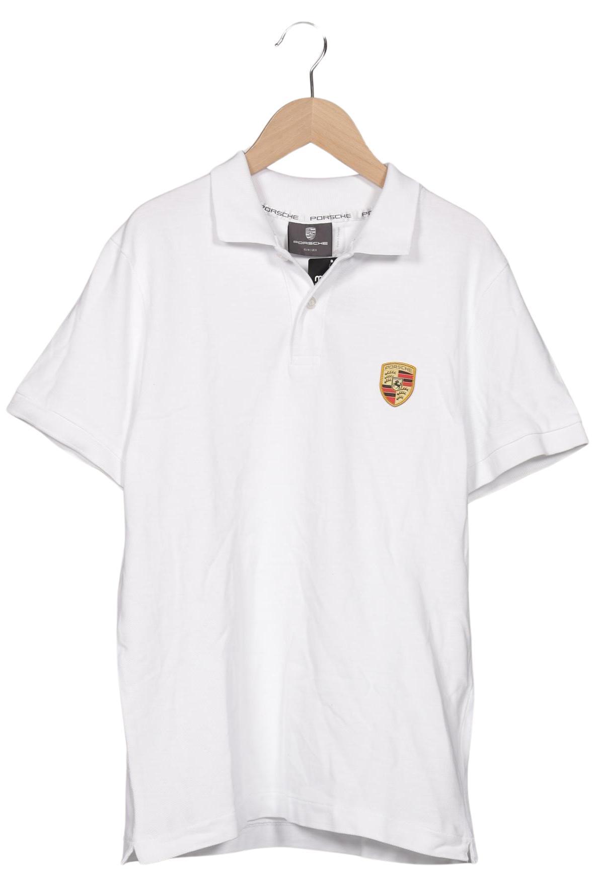

Porsche Design Herren Poloshirt, weiß, Gr. 48