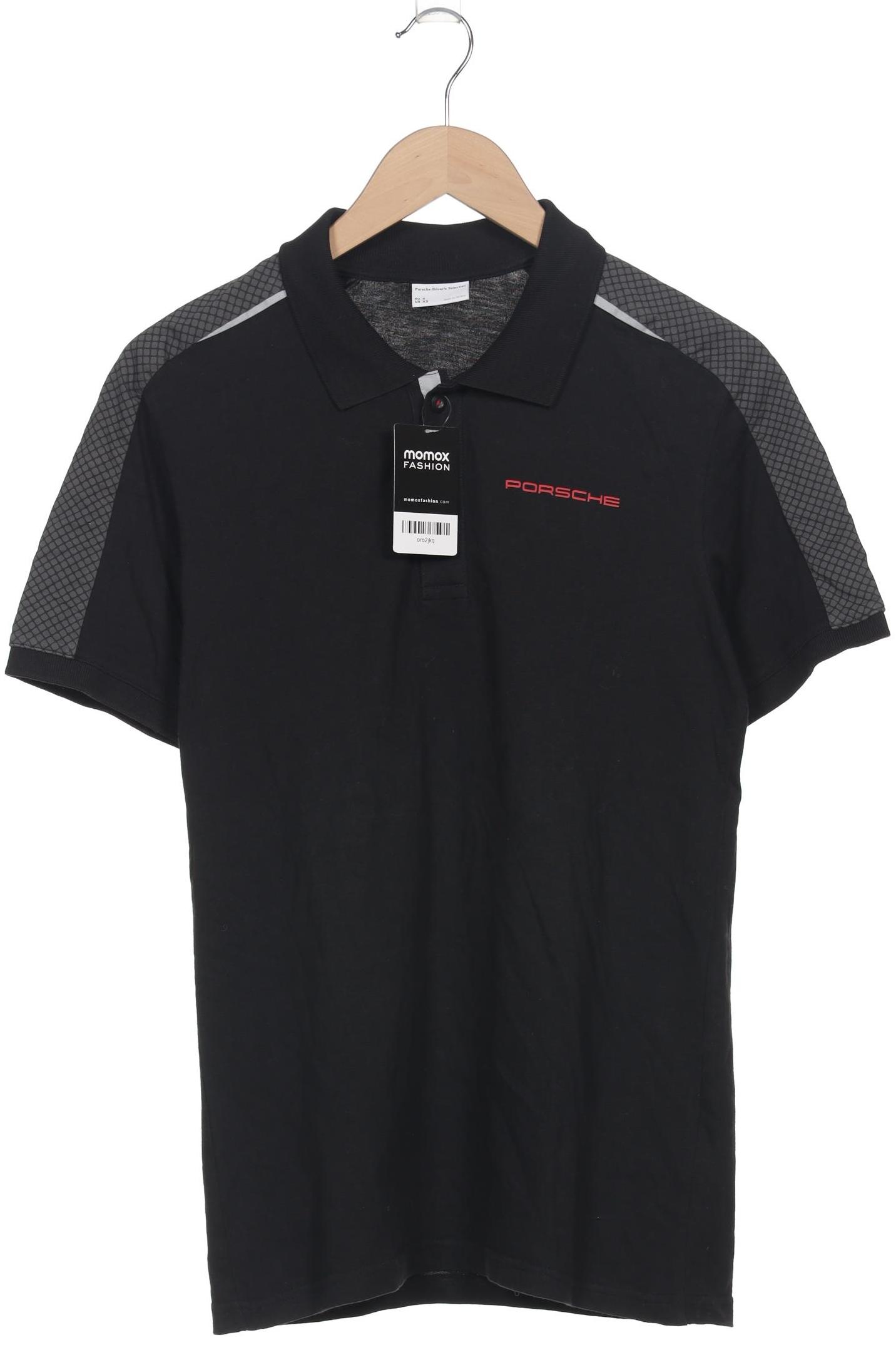 

Porsche Design Herren Poloshirt, schwarz, Gr. 46