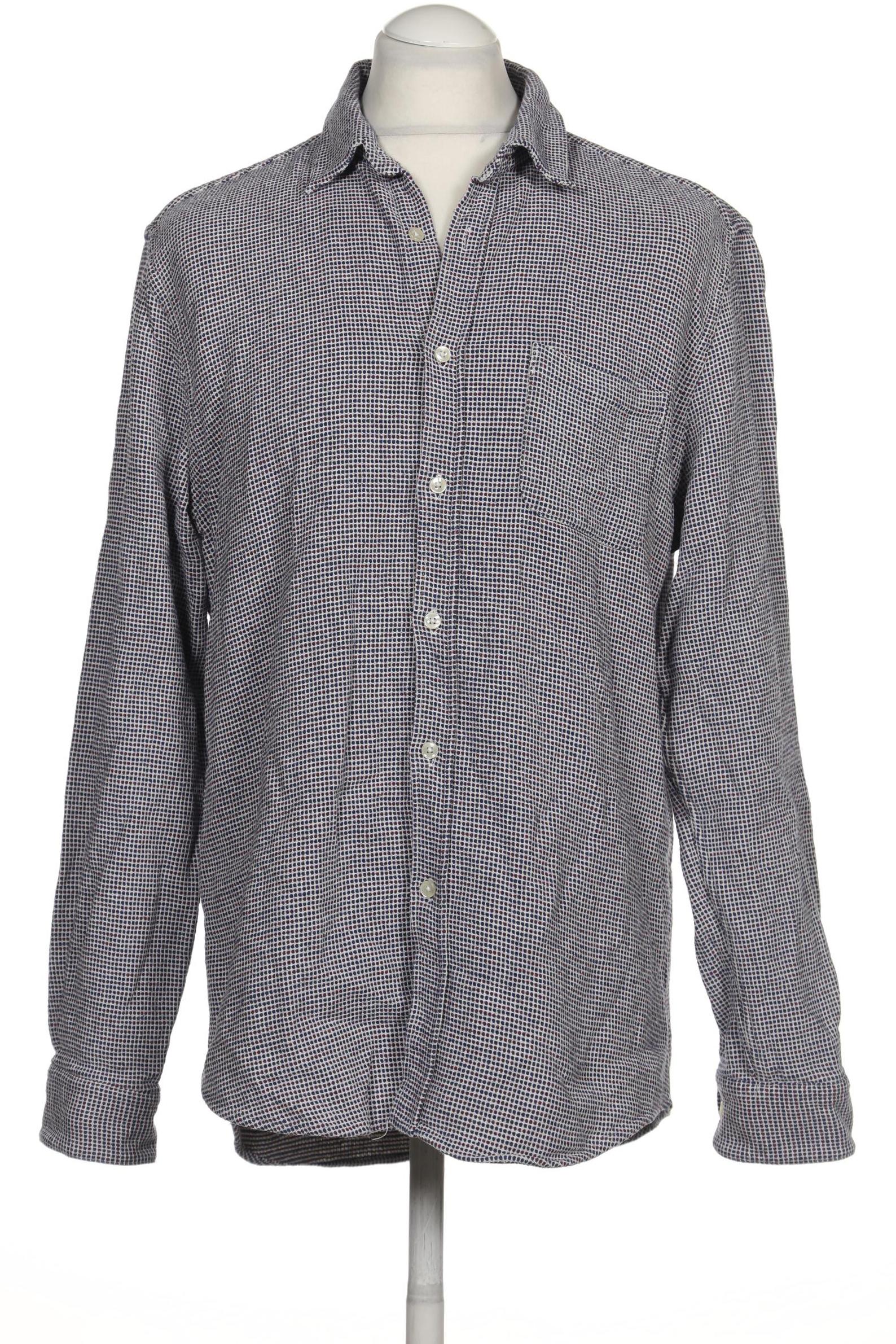 

Portuguese Flannels Herren Hemd, blau