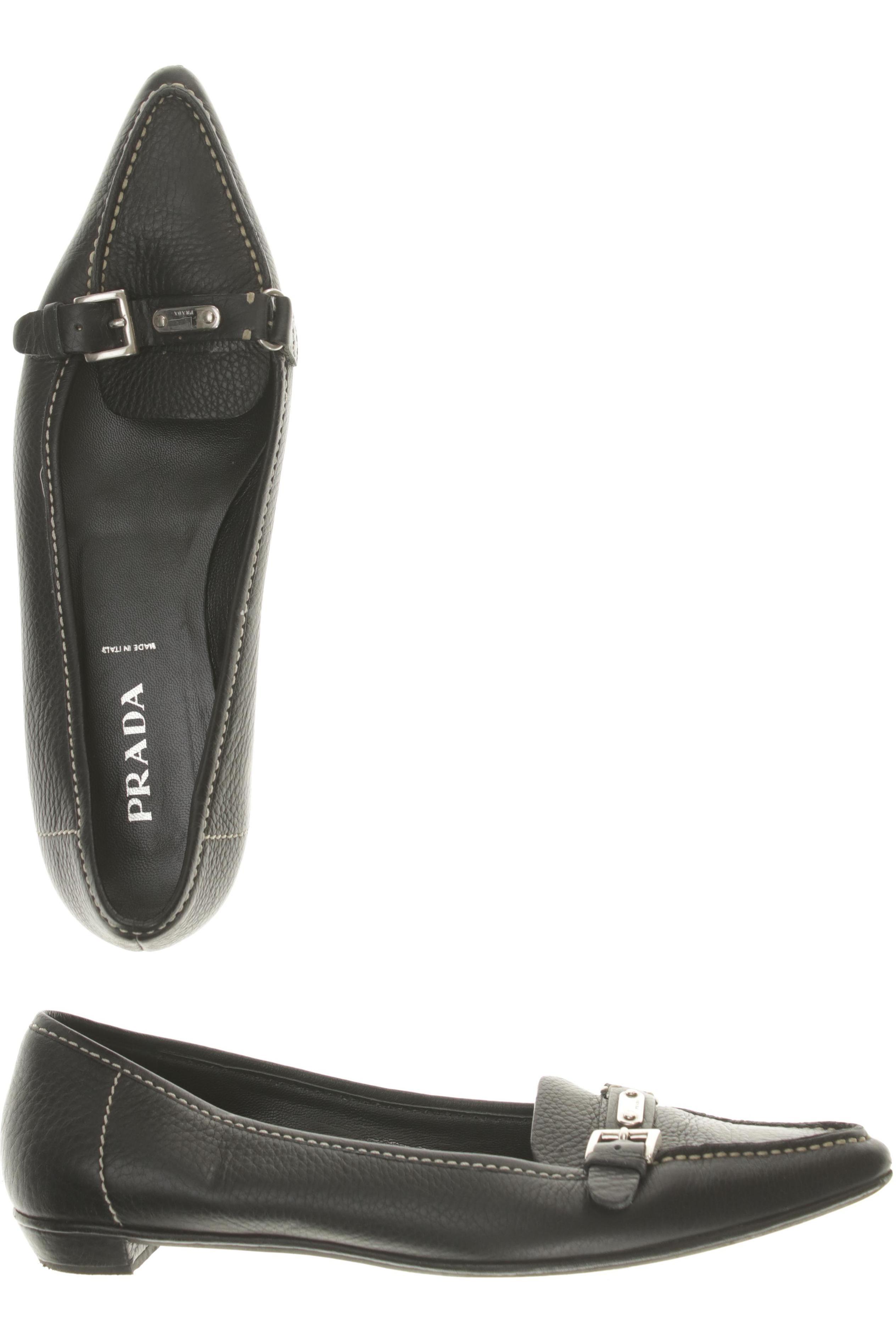 

Prada Damen Ballerinas, schwarz, Gr. 38