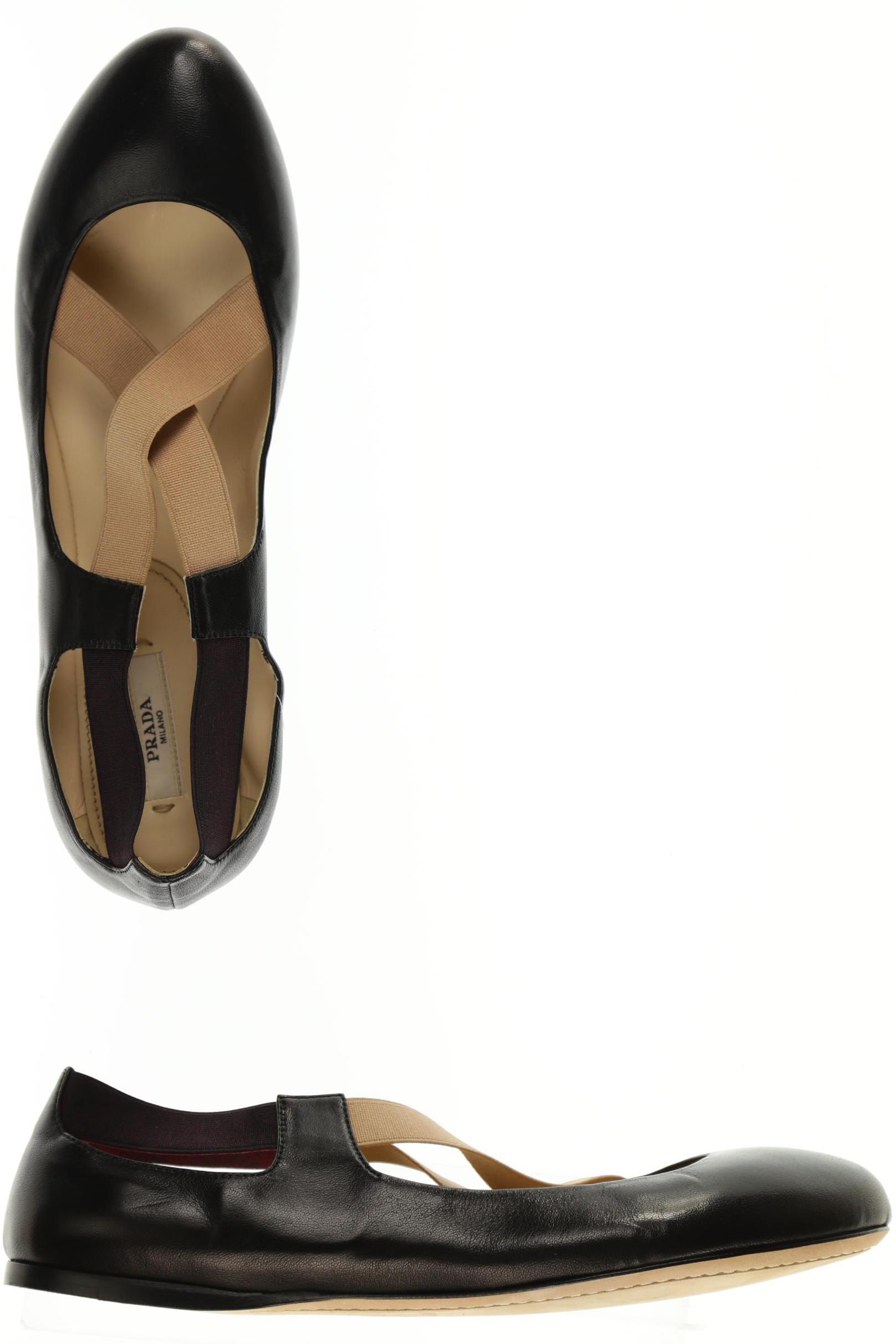 

Prada Damen Ballerinas, schwarz, Gr. 39