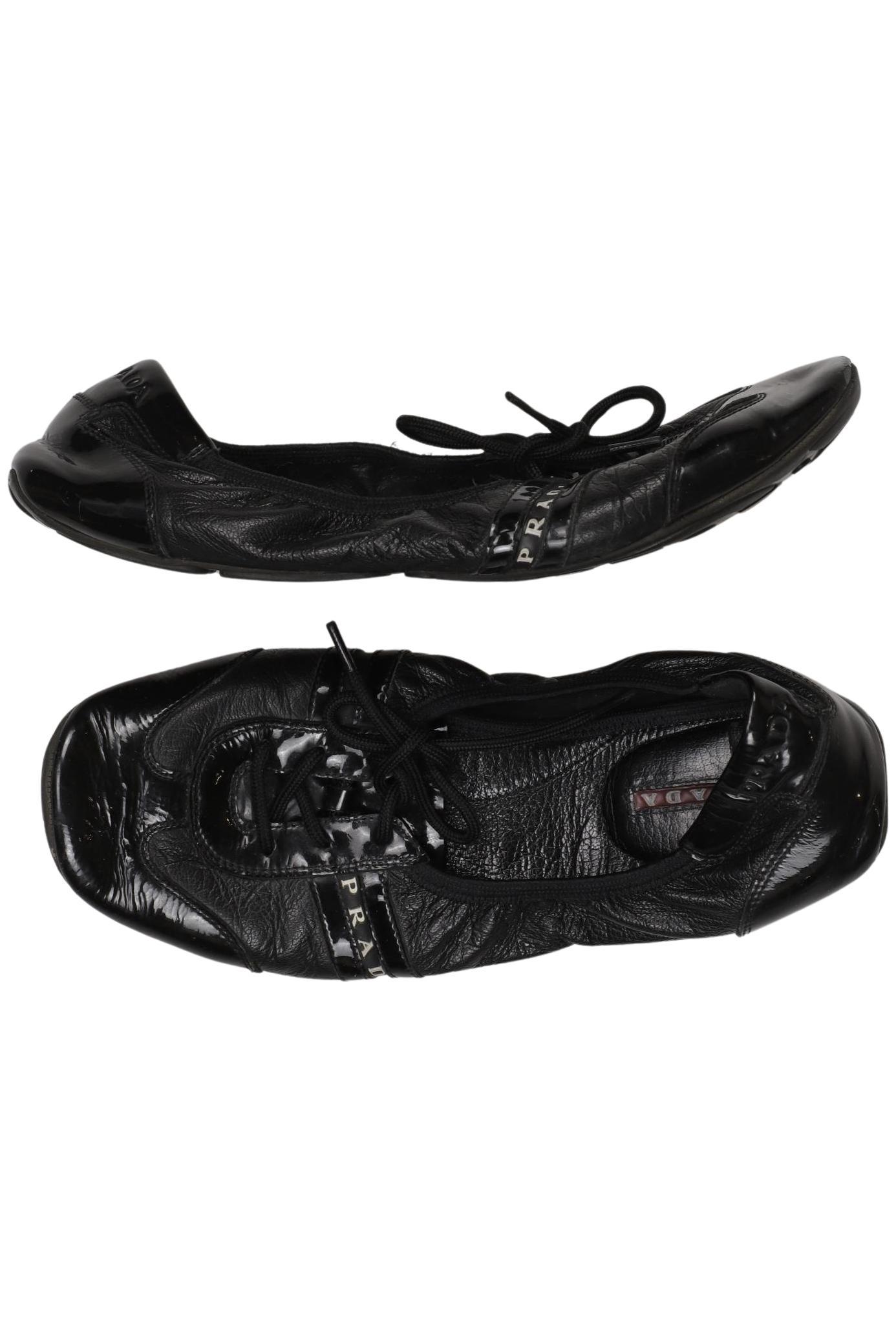 

Prada Damen Ballerinas, schwarz, Gr. 39