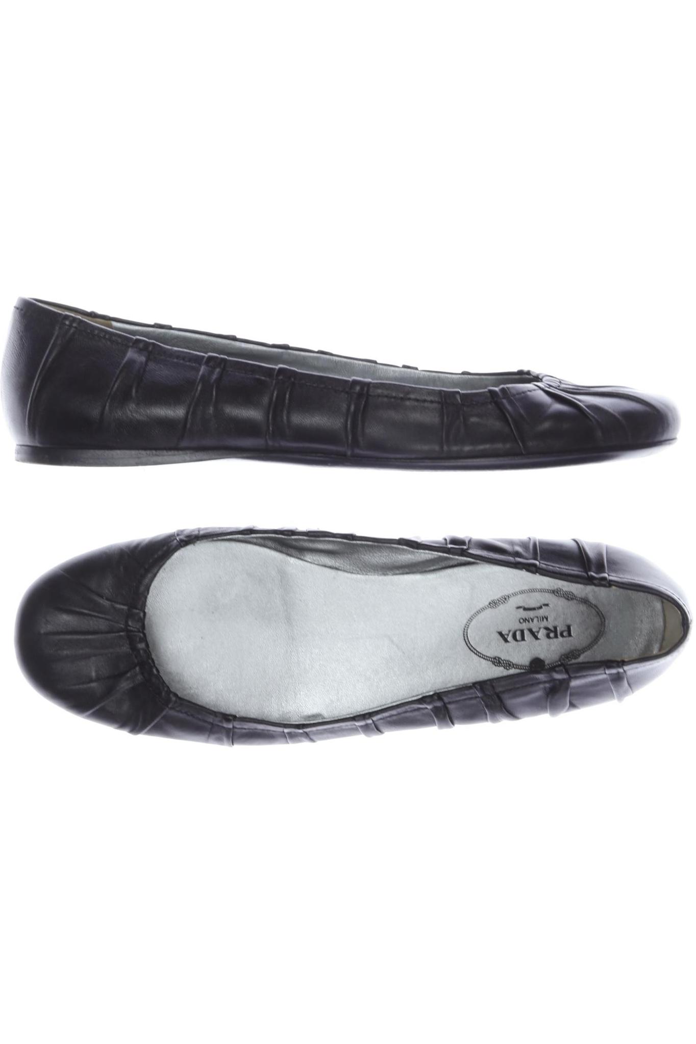 

Prada Damen Ballerinas, schwarz, Gr. 37
