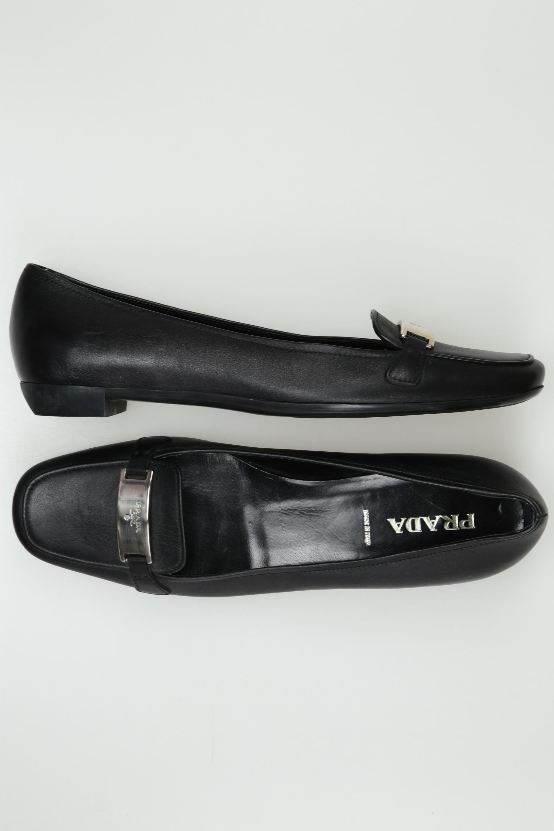 

Prada Damen Ballerinas, schwarz, Gr. 38.5