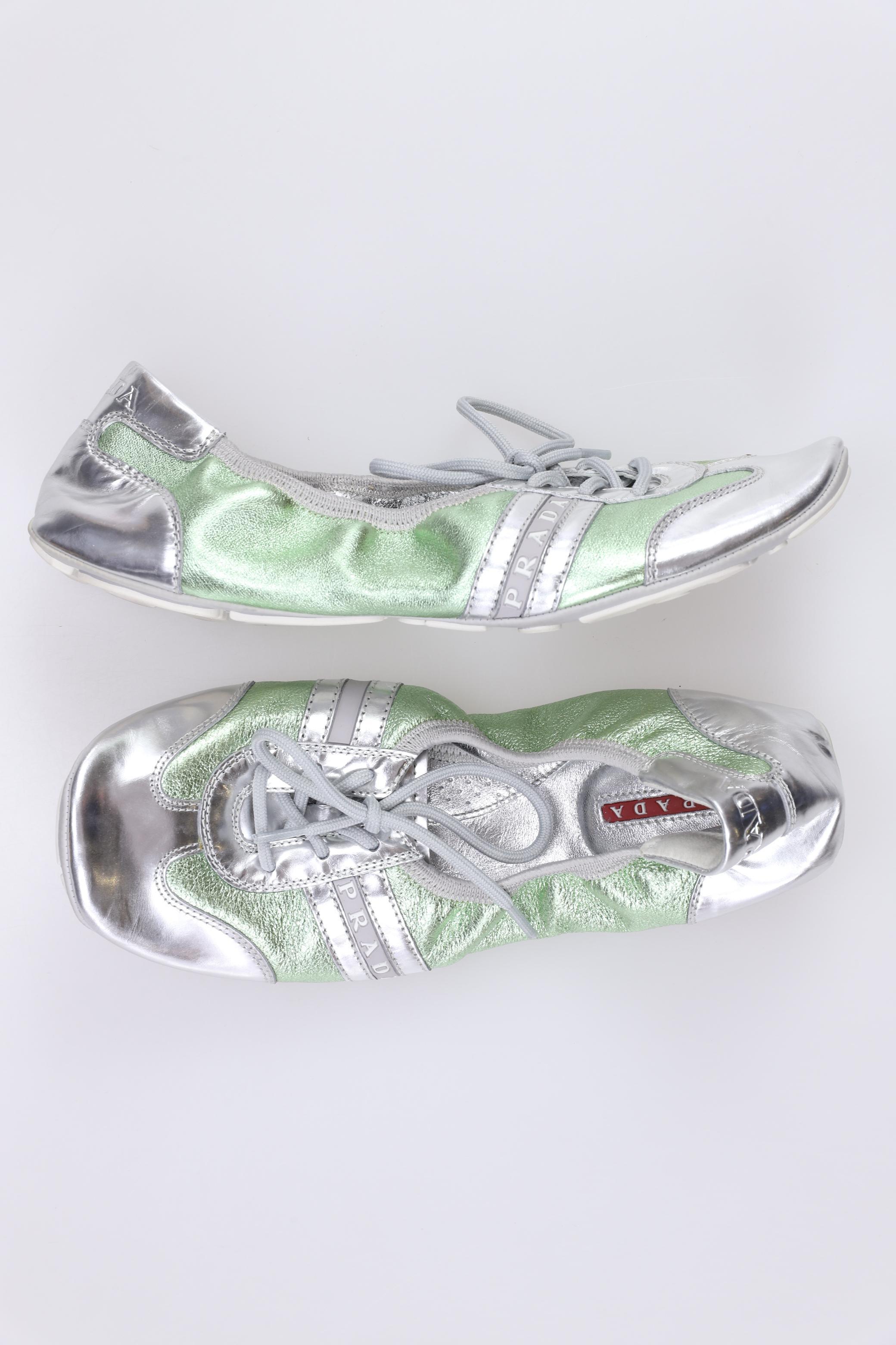

Prada Damen Ballerinas, grau