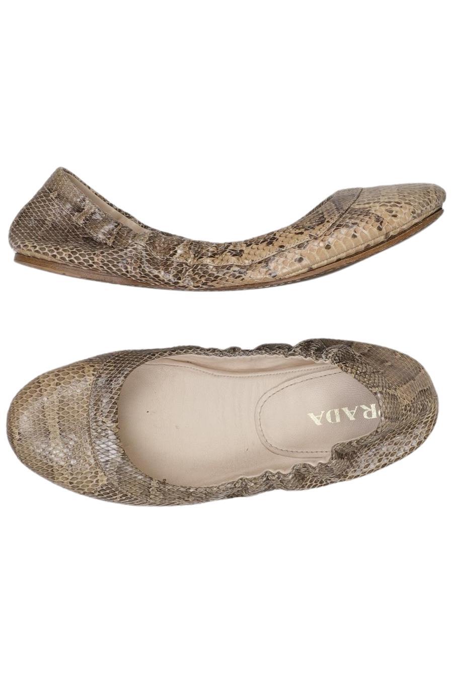 Thumbnail - Prada Damen Ballerinas, beige, Gr. 36