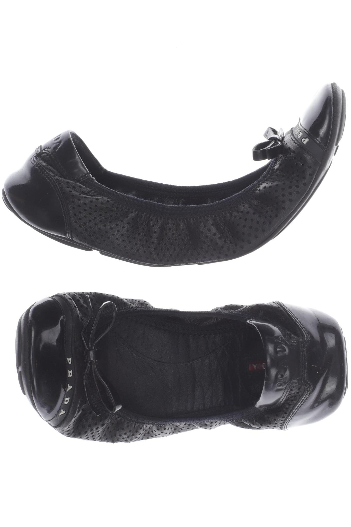 

Prada Damen Ballerinas, schwarz