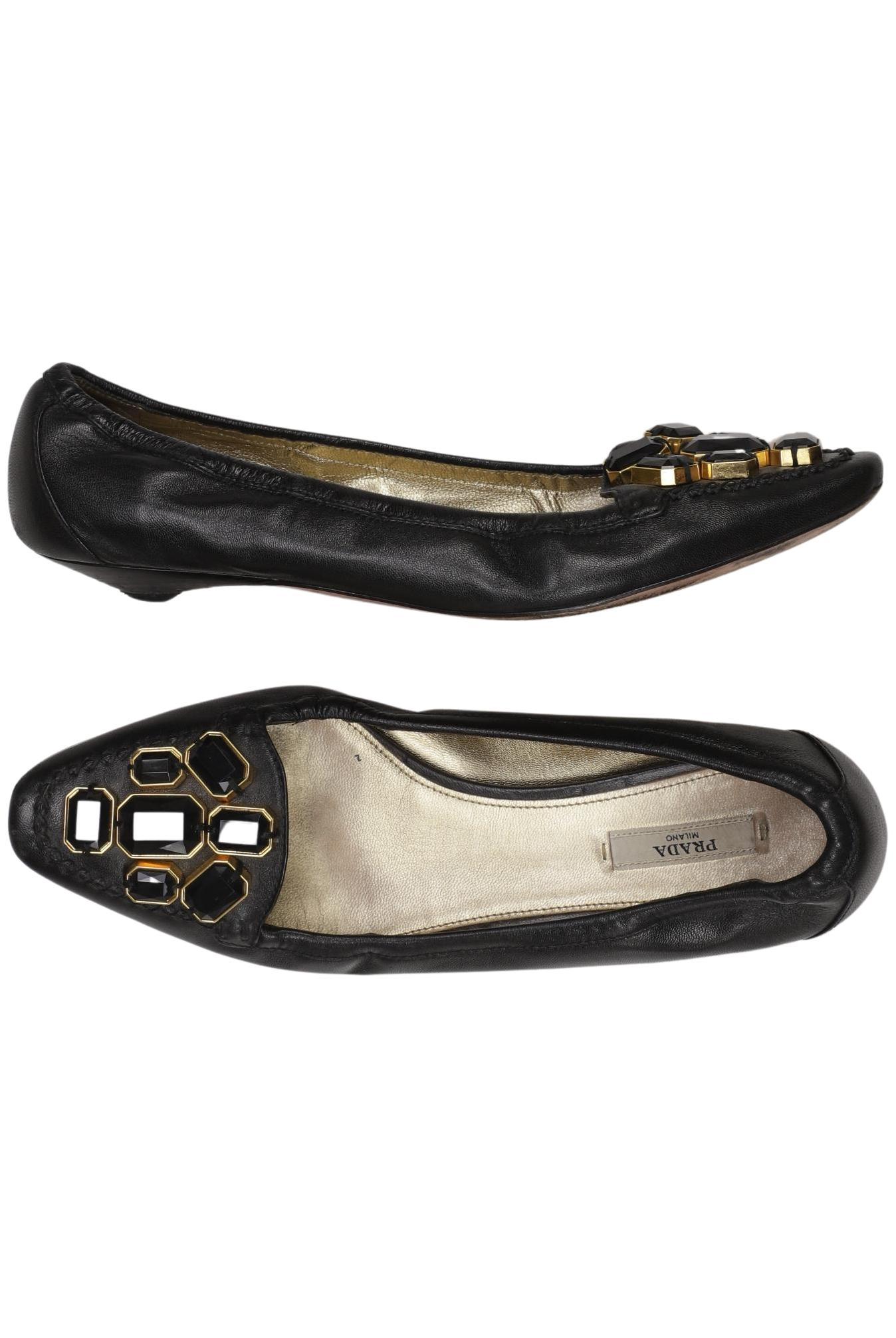 

Prada Damen Ballerinas, schwarz, Gr. 39