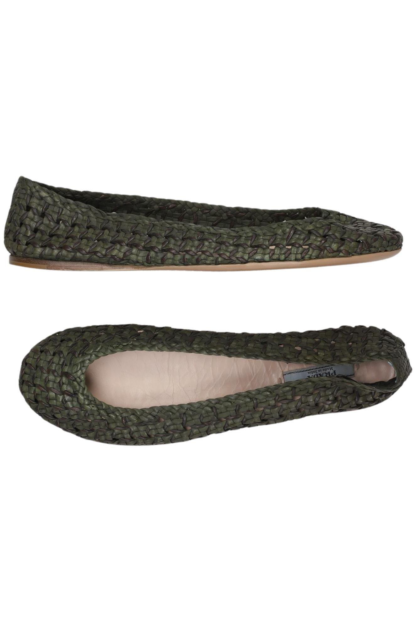 

Prada Damen Ballerinas, grün, Gr. 37