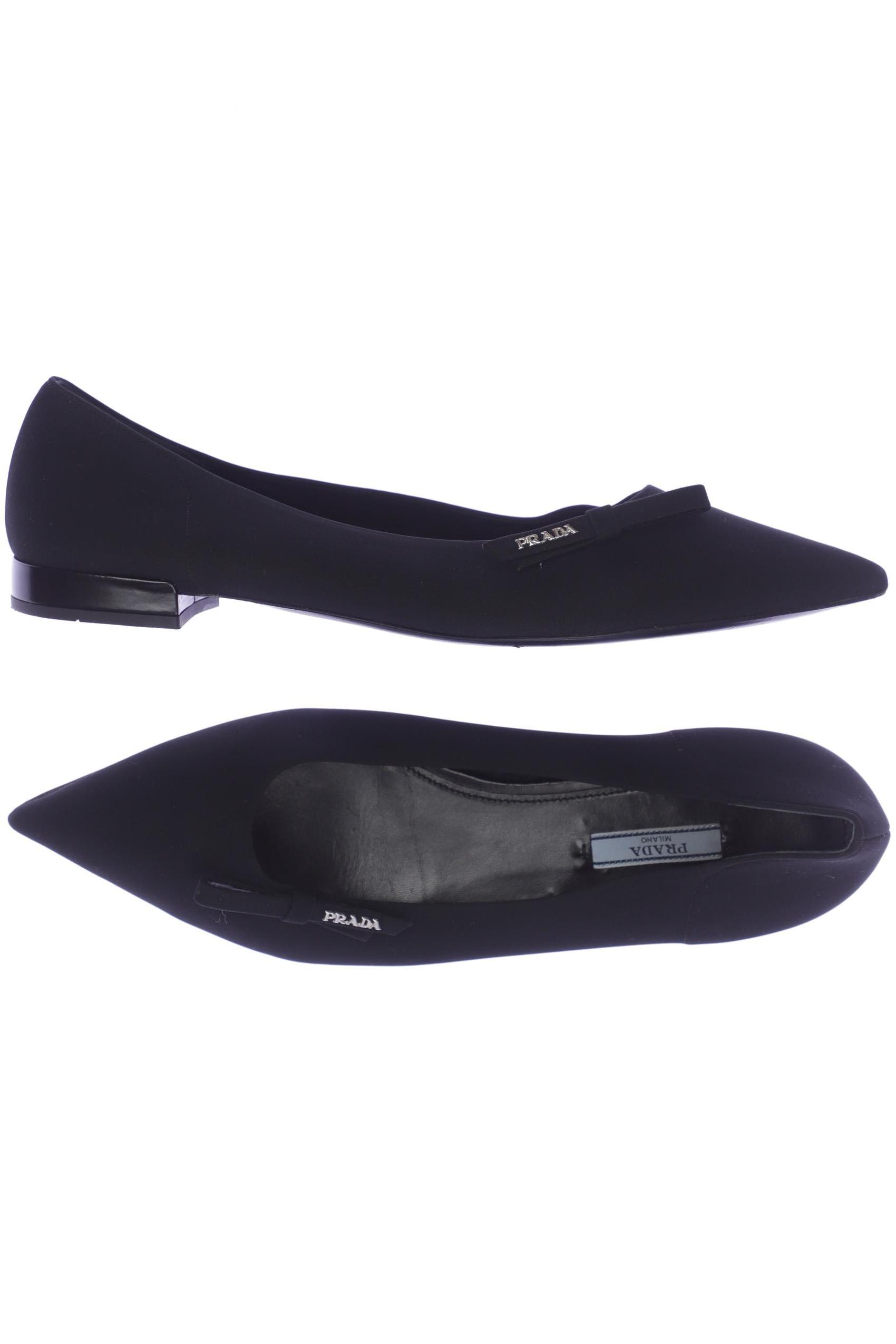 

Prada Damen Ballerinas, schwarz, Gr. 41.5