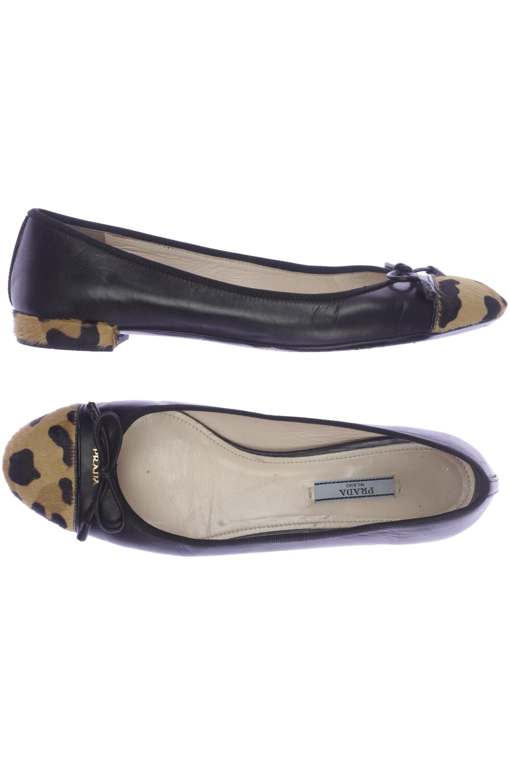 

Prada Damen Ballerinas, schwarz, Gr. 40.5