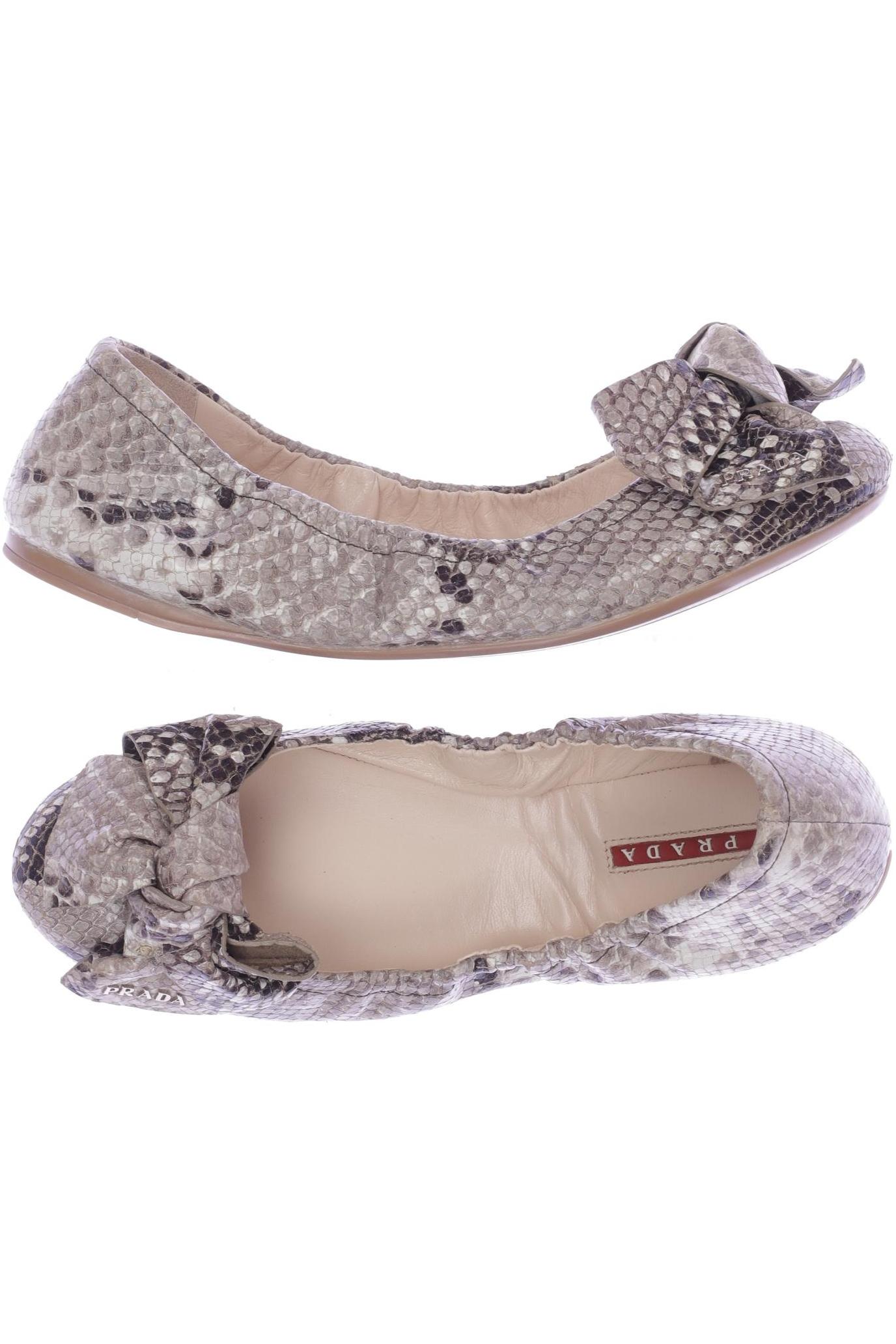 

Prada Damen Ballerinas, braun, Gr. 37