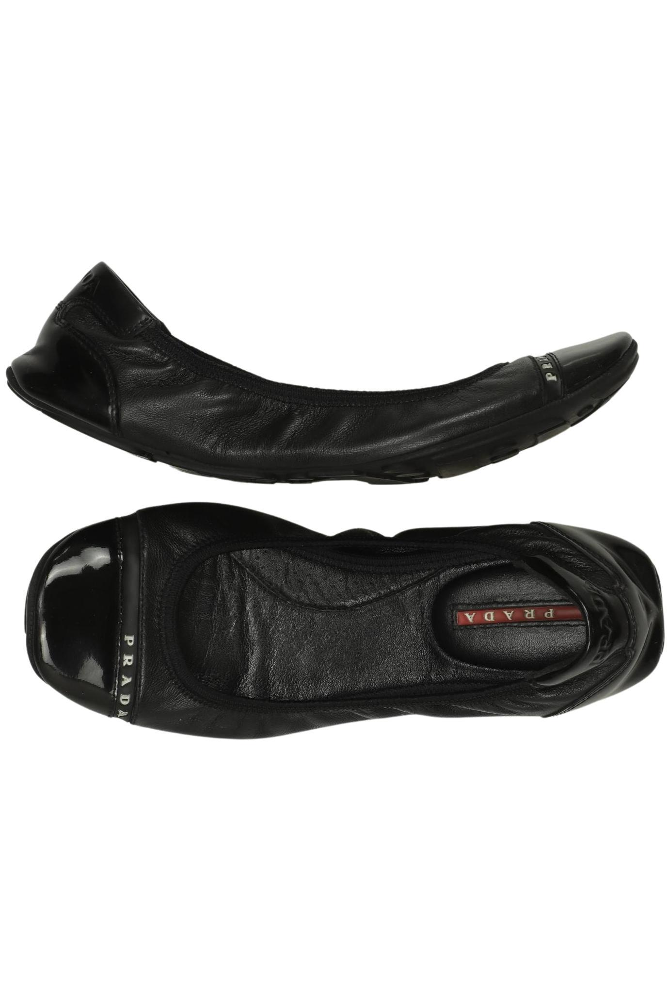

Prada Damen Ballerinas, schwarz, Gr. 36