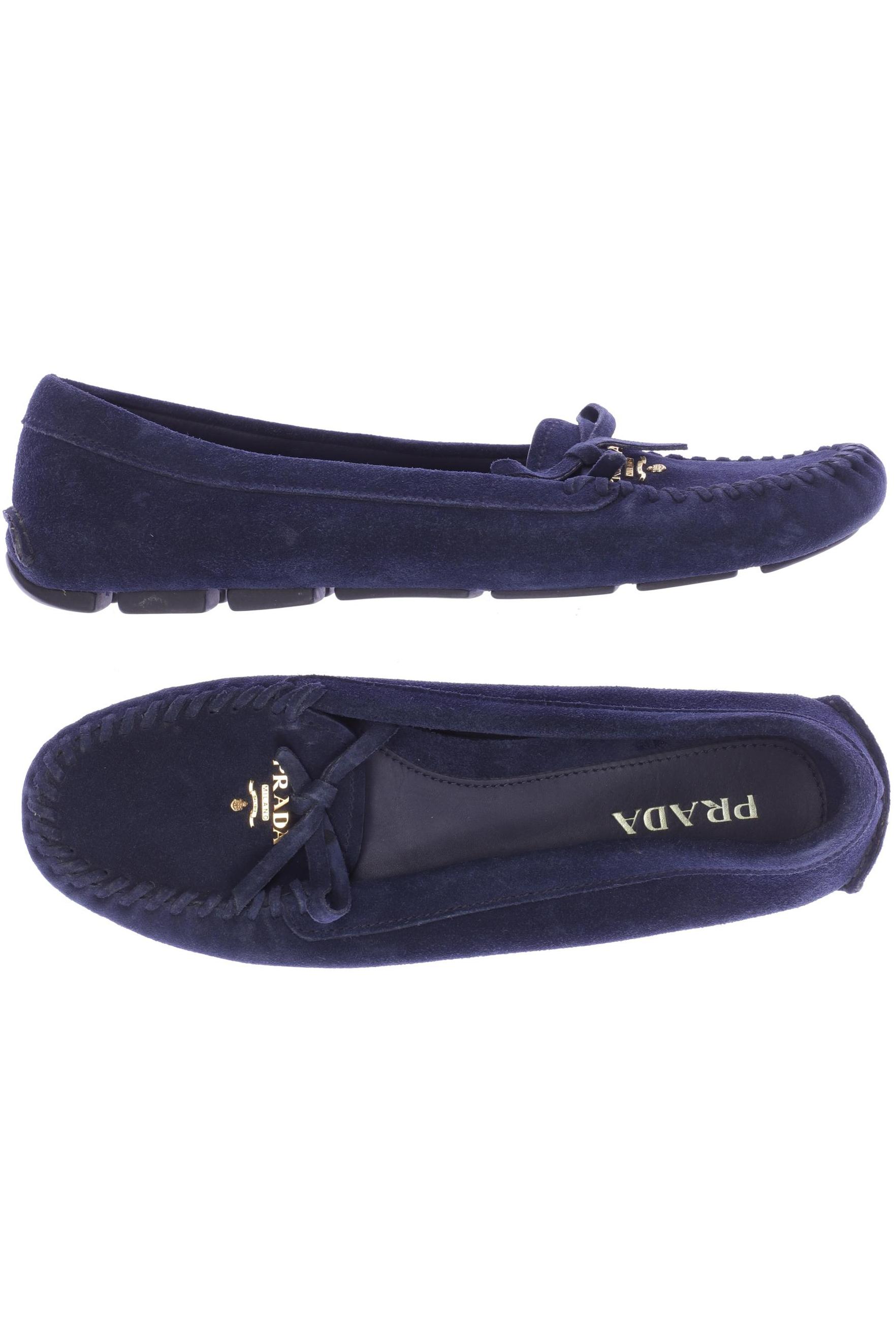 

Prada Damen Ballerinas, marineblau, Gr. 39.5