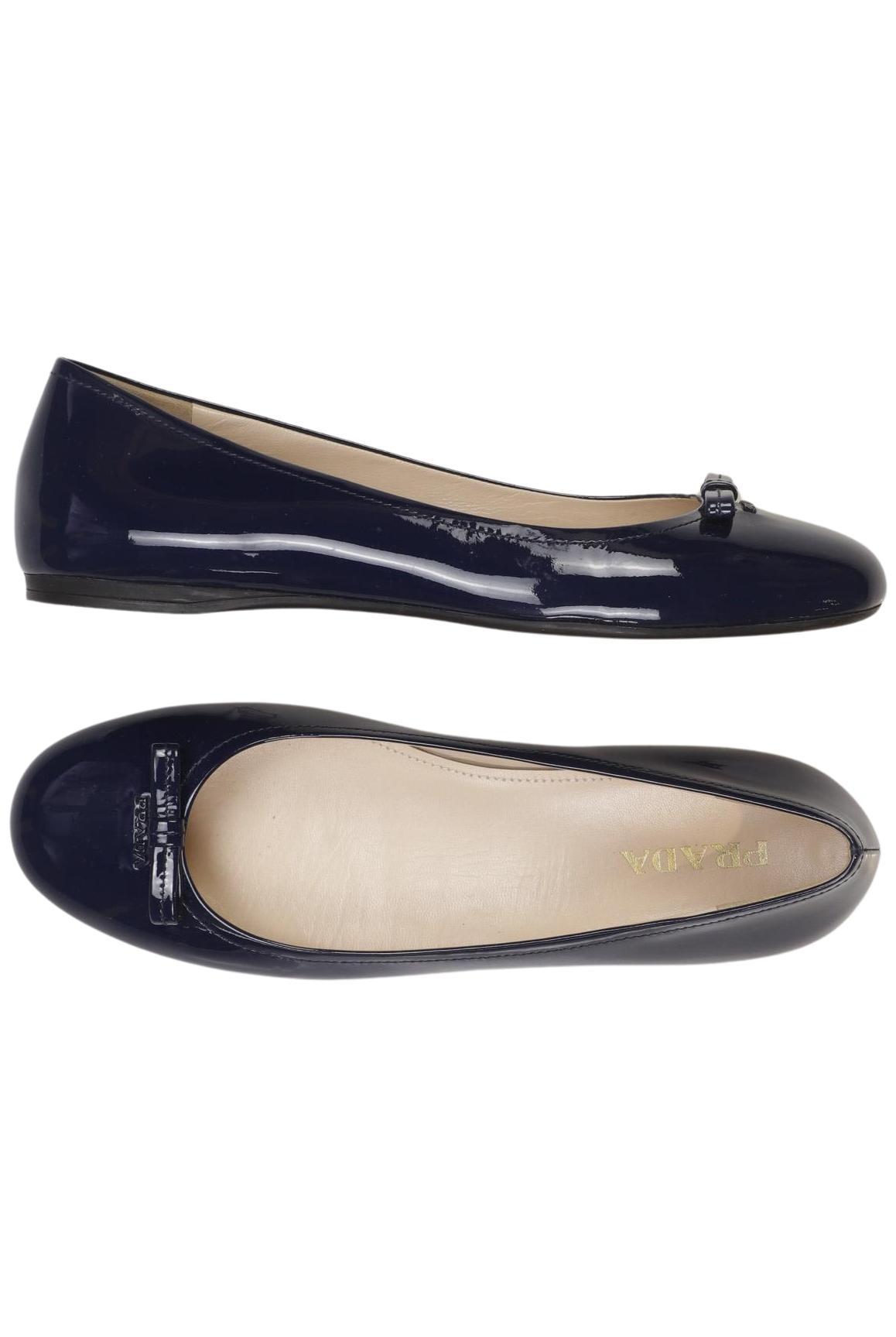 

Prada Damen Ballerinas, marineblau, Gr. 38.5