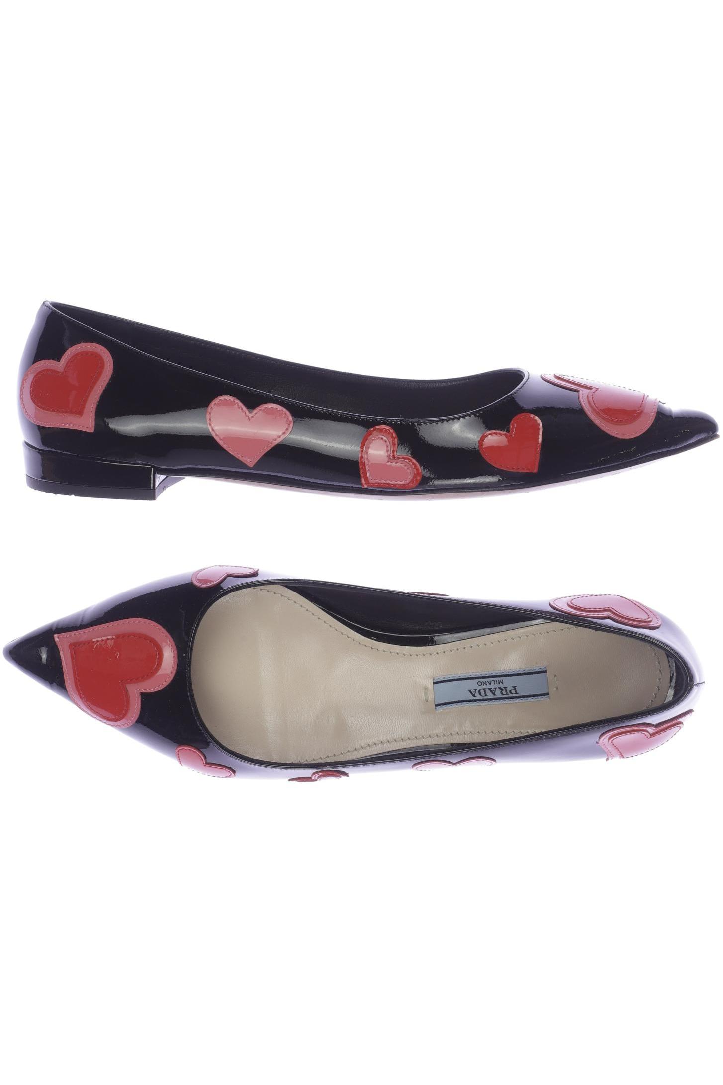 

Prada Damen Ballerinas, schwarz, Gr. 37