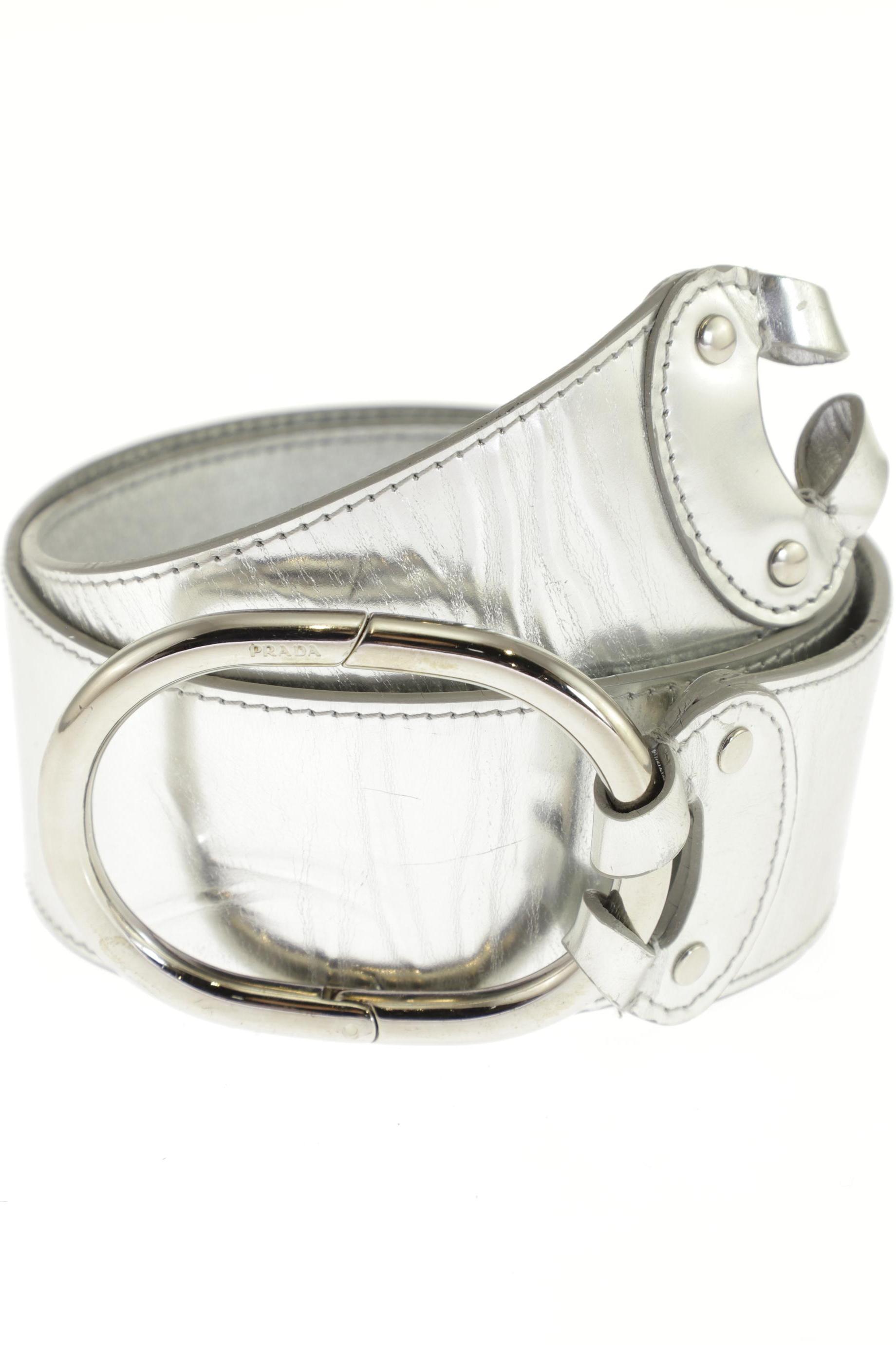 

Prada Damen Gürtel, silber, Gr. 90