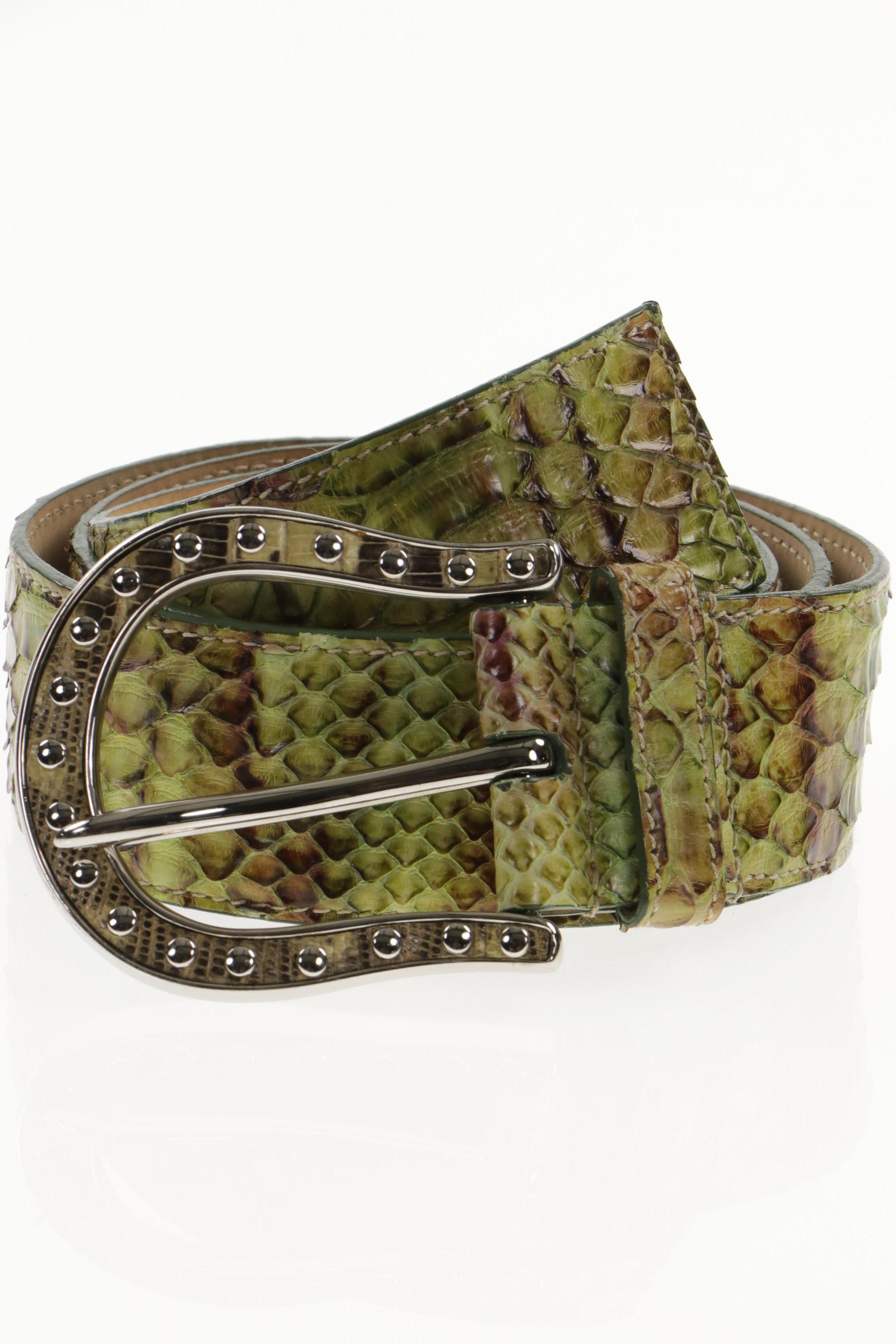 

Prada Damen Gürtel, grün, Gr.