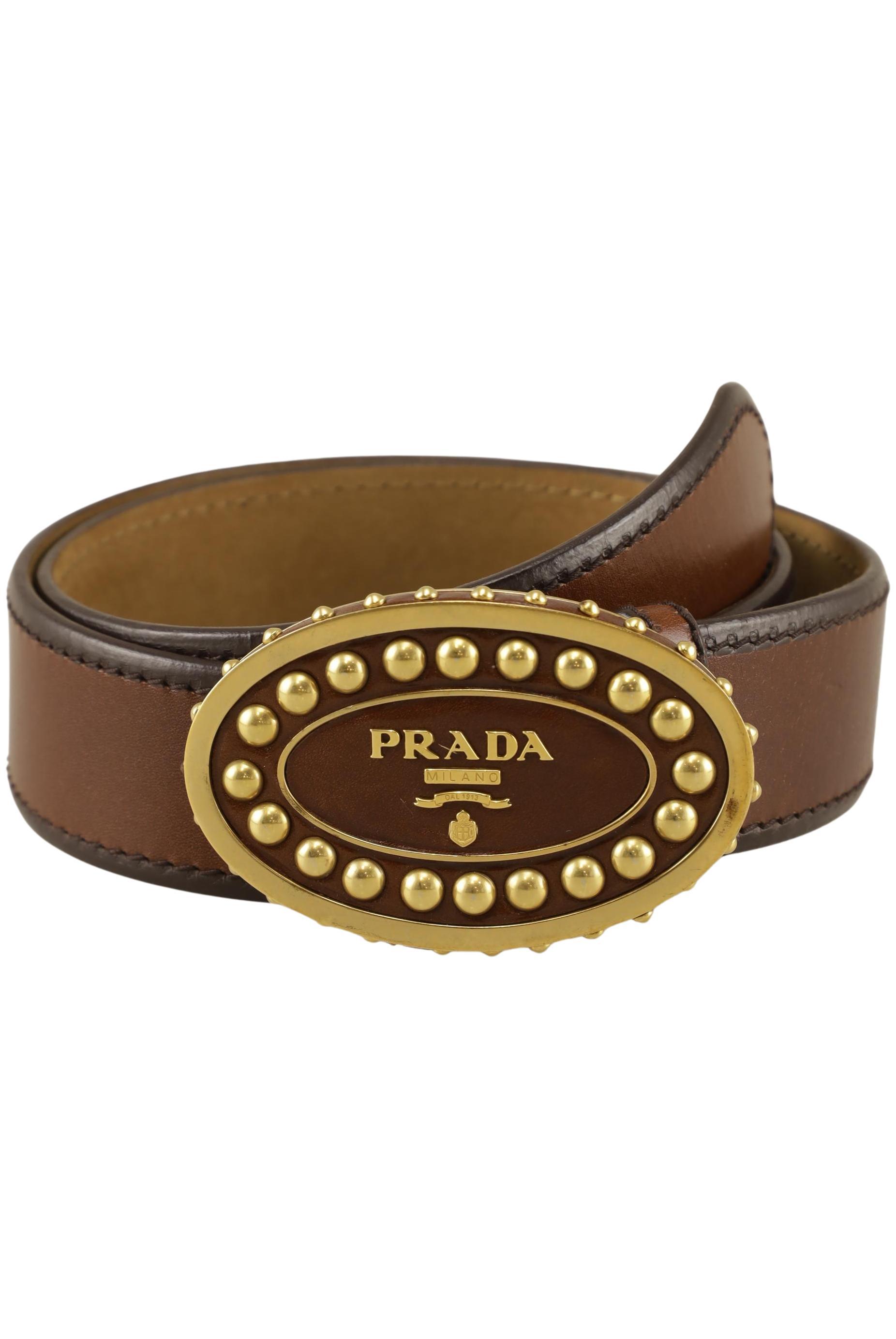 

Prada Damen Gürtel, braun, Gr. 85