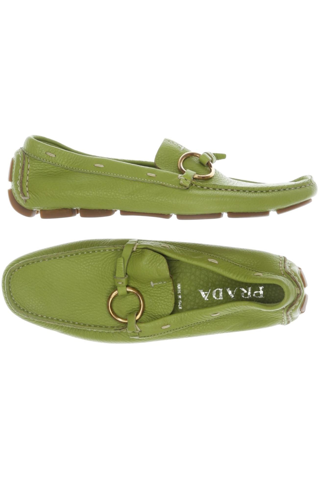 

Prada Damen Halbschuh, hellgrün, Gr. 37
