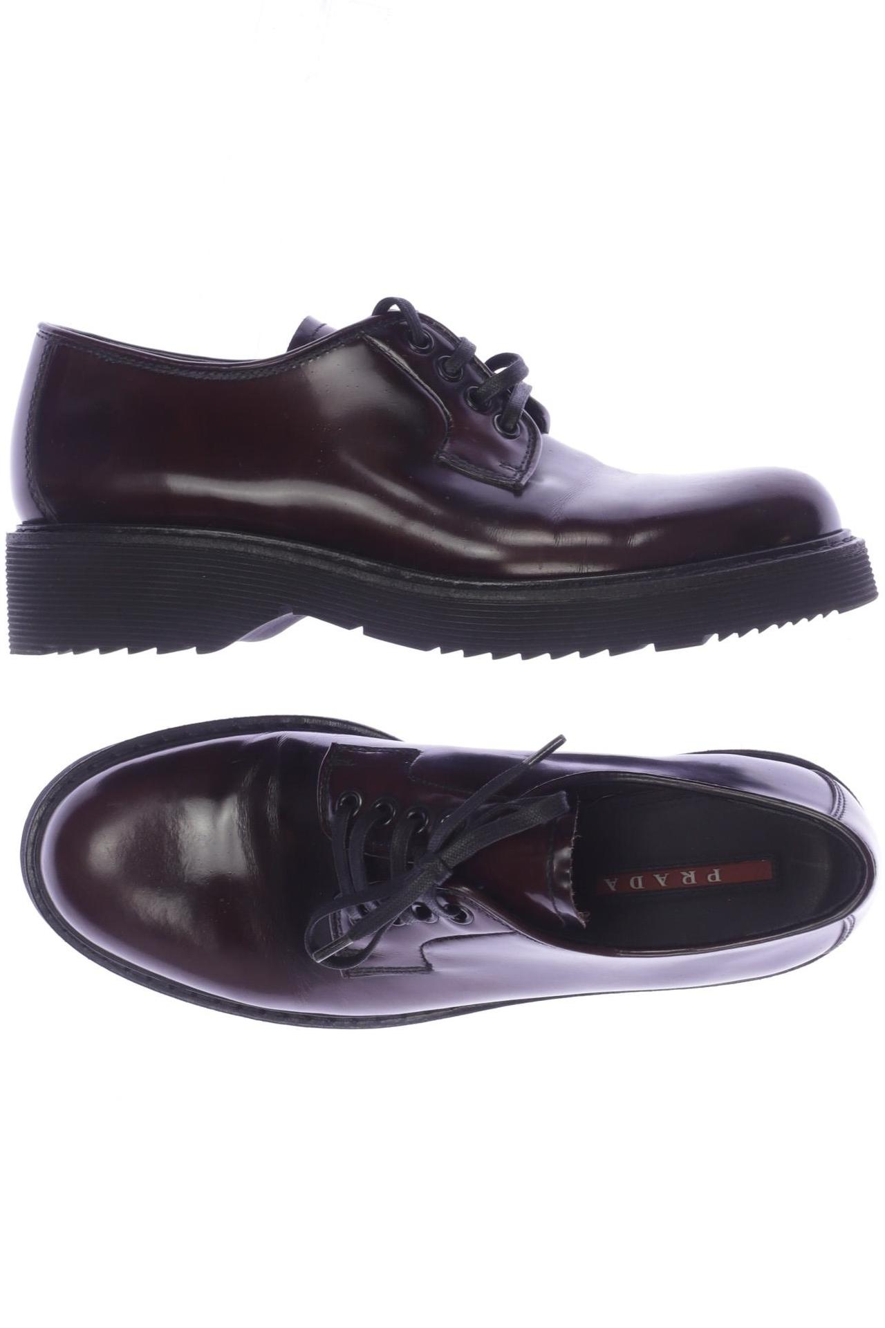

Prada Damen Halbschuh, bordeaux, Gr. 36.5