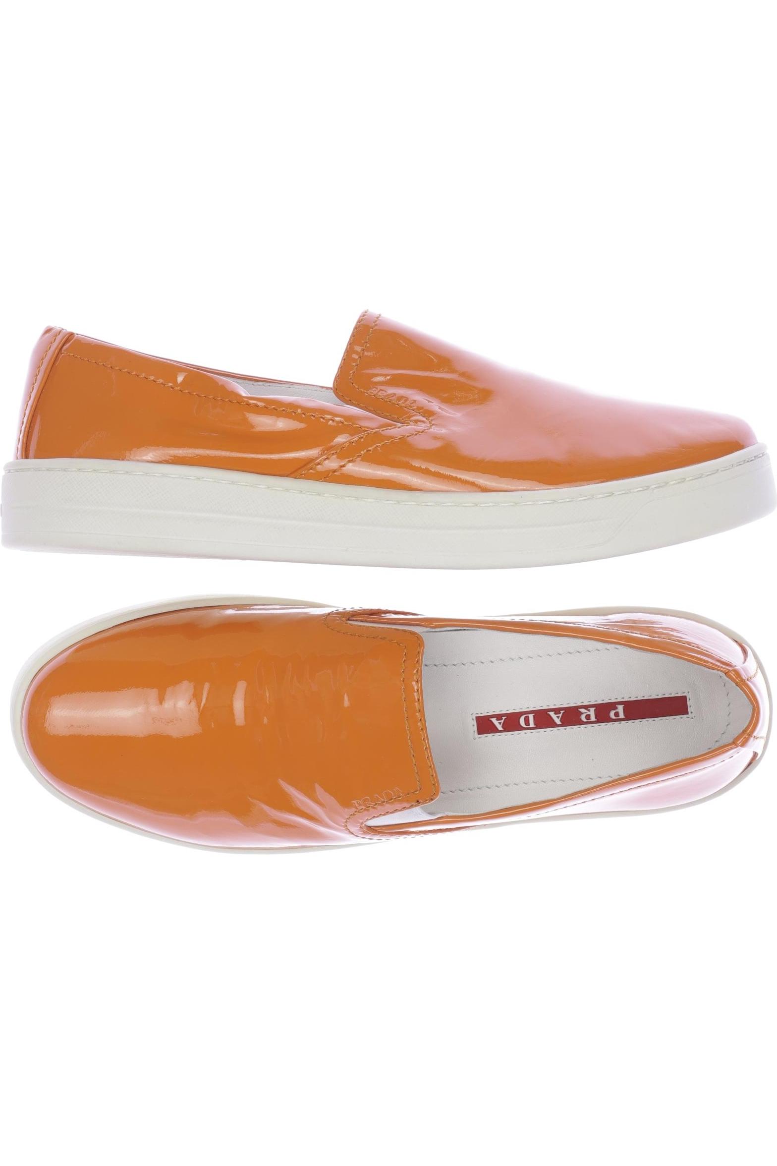 

Prada Damen Halbschuh, orange, Gr. 39.5