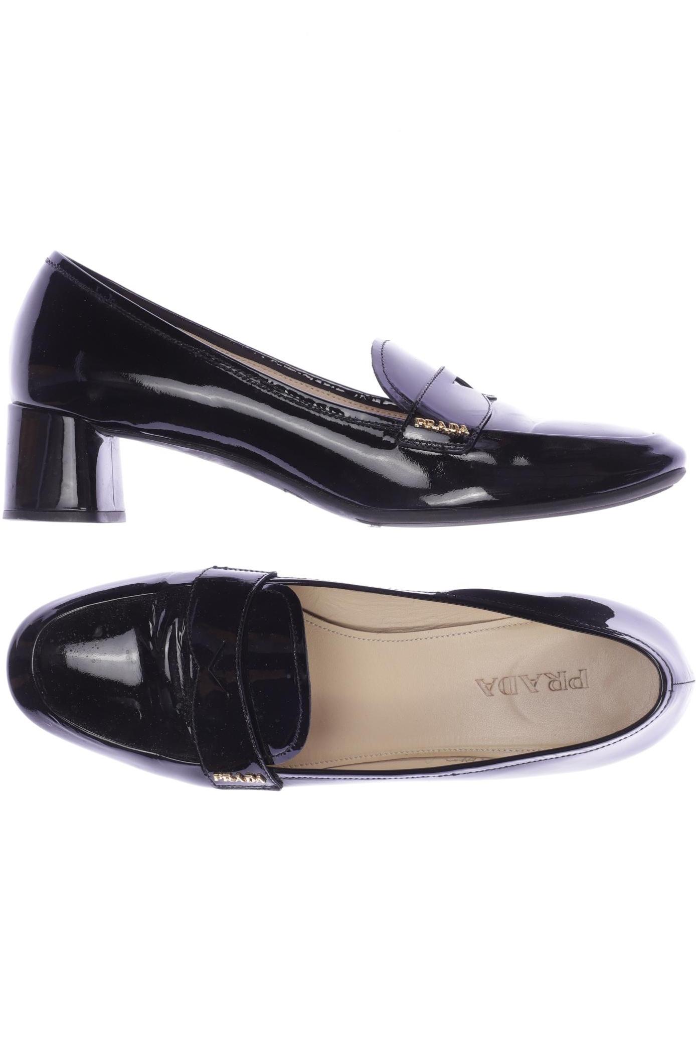 

Prada Damen Halbschuh, schwarz, Gr. 40.5