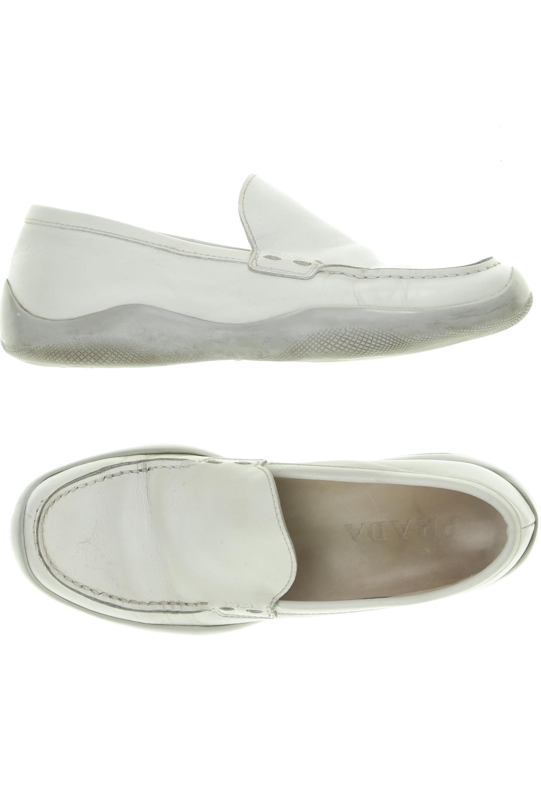 

Prada Damen Halbschuh, weiß, Gr. 38