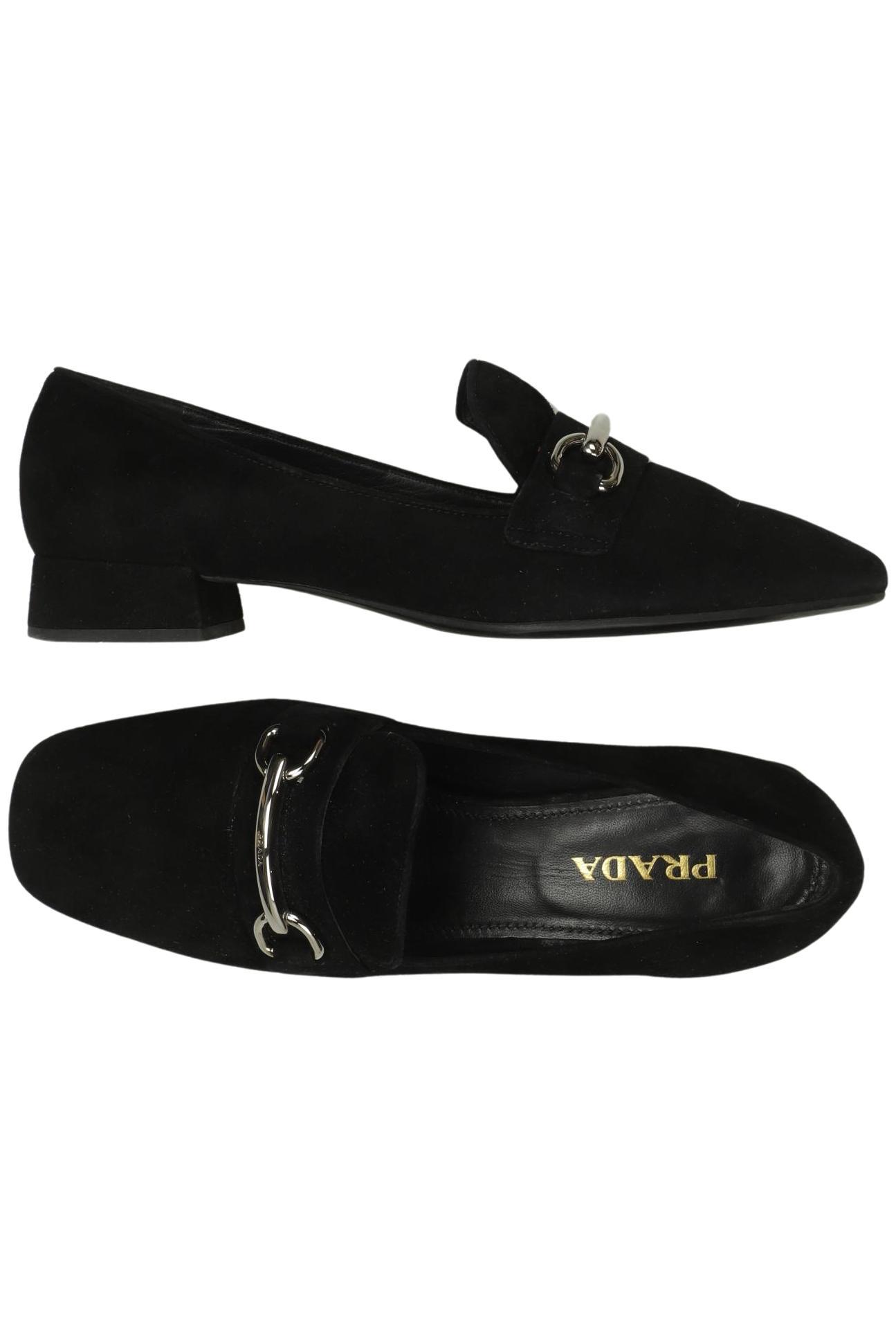 

Prada Damen Halbschuh, schwarz, Gr. 38