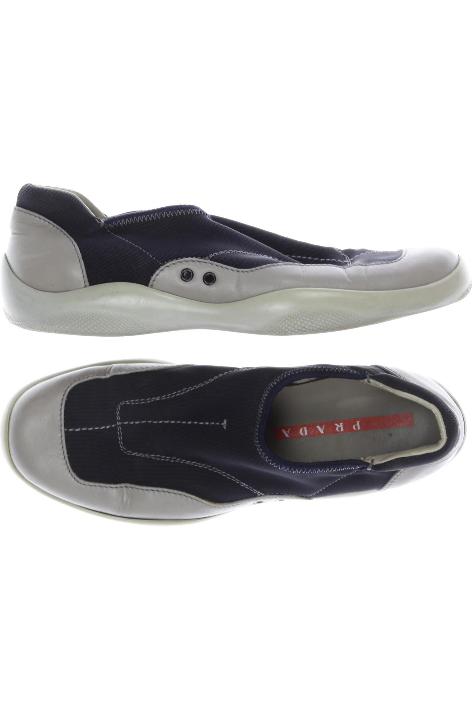 

Prada Damen Halbschuh, grau, Gr. 39.5