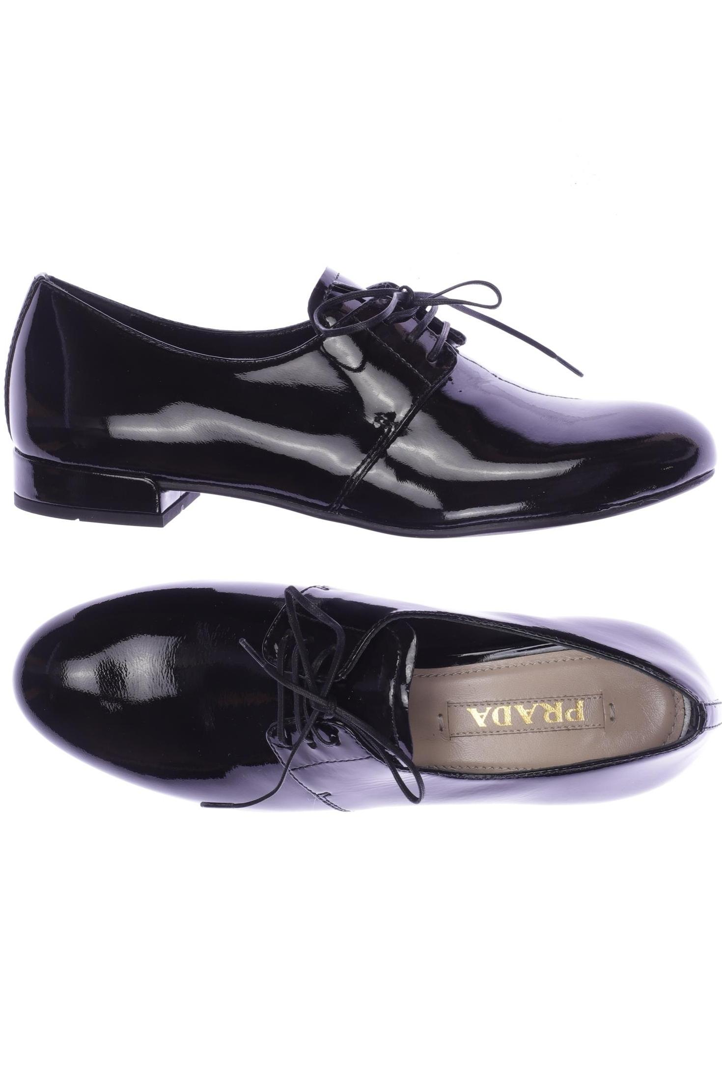 

Prada Damen Halbschuh, schwarz, Gr. 35.5