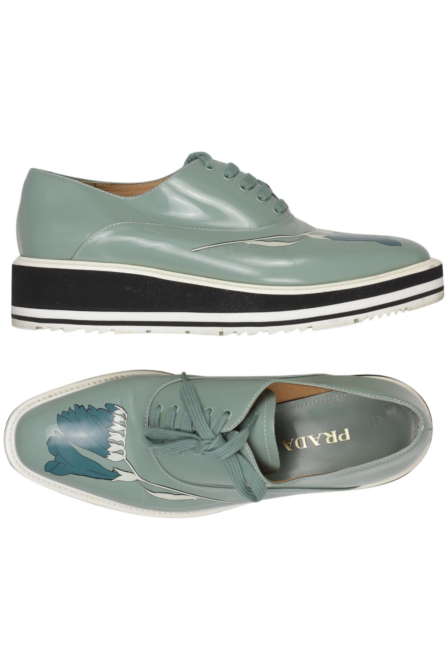 

Prada Damen Halbschuh, hellgrün, Gr. 39