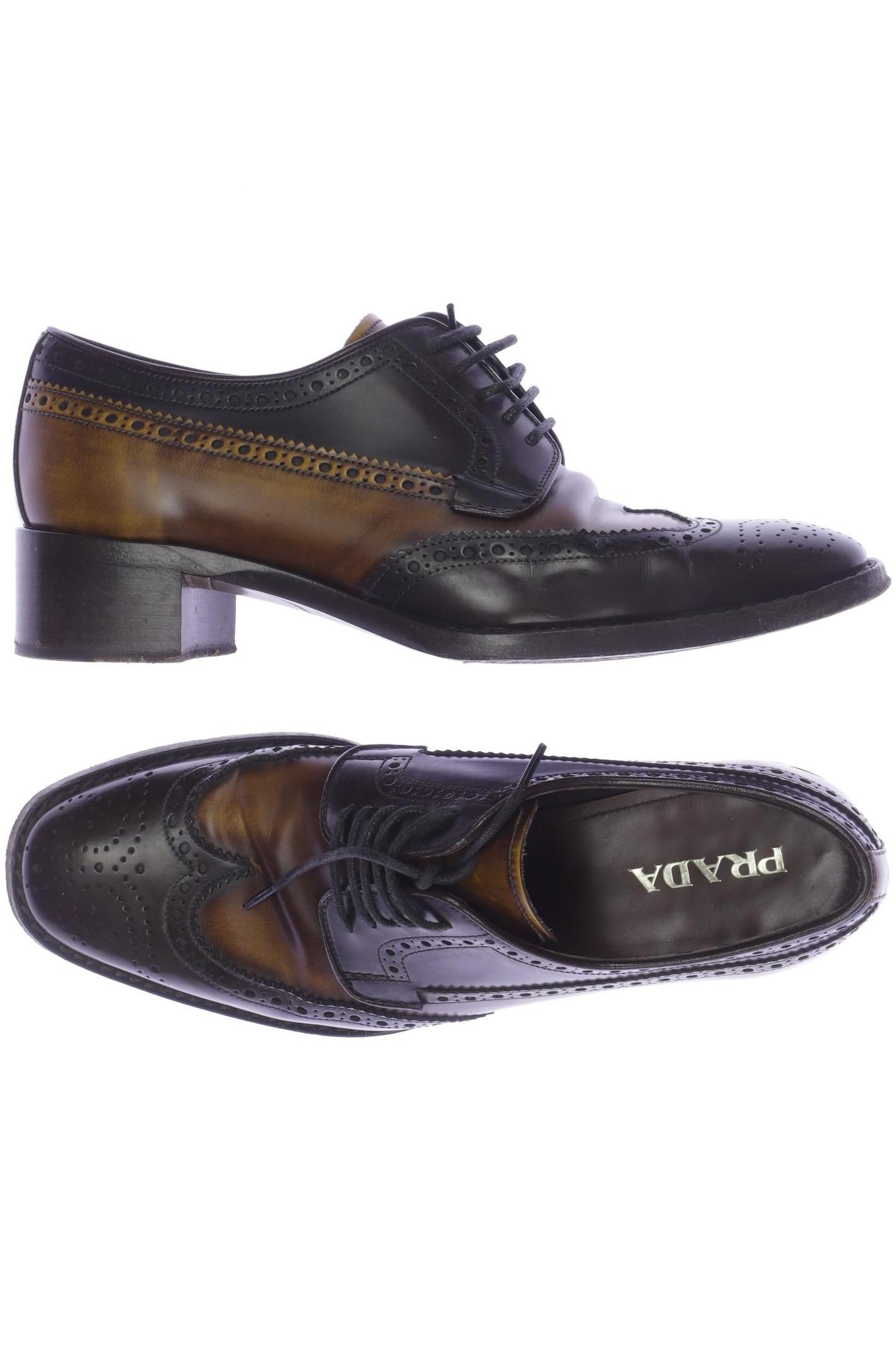 

Prada Damen Halbschuh, braun, Gr. 36.5