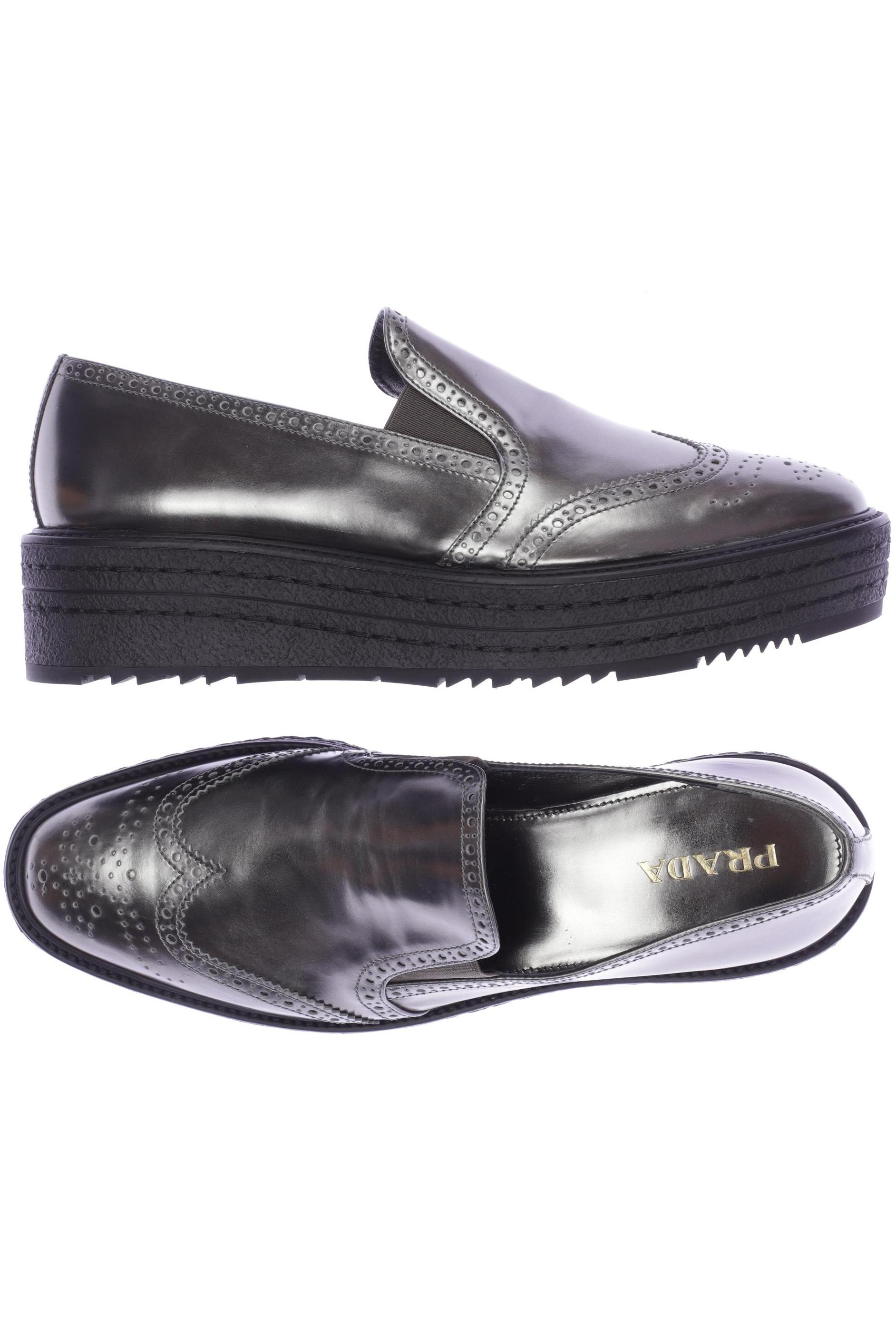

Prada Damen Halbschuh, grün, Gr. 40.5