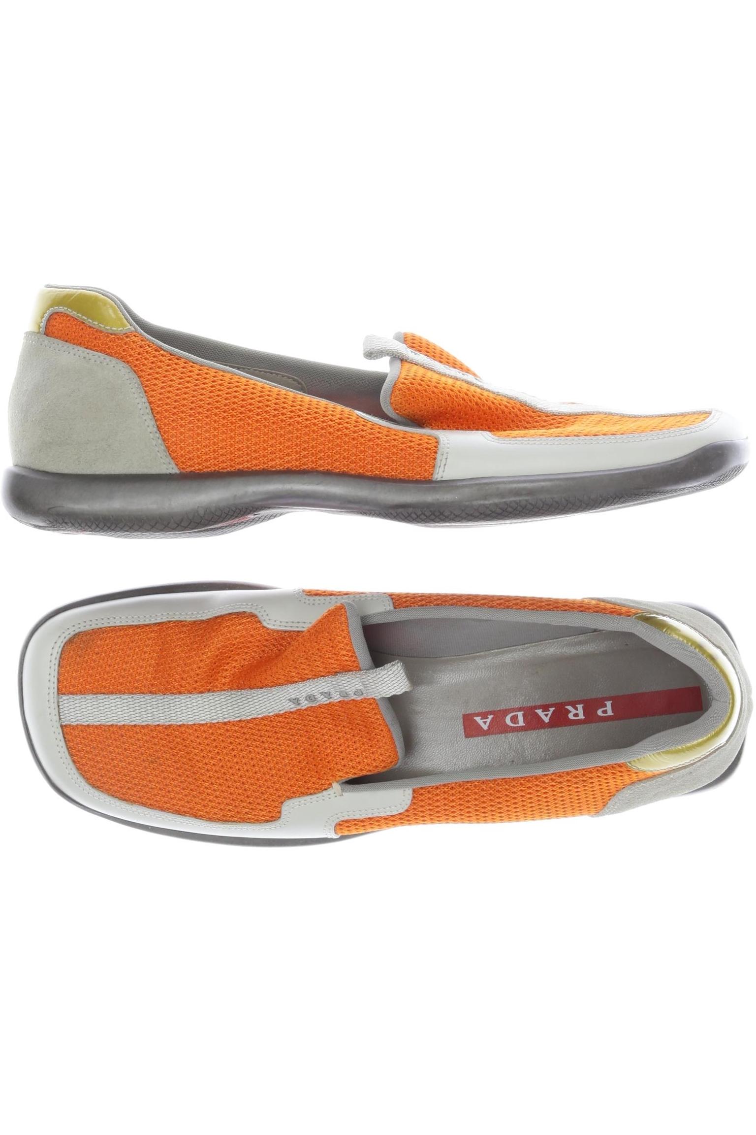 

Prada Damen Halbschuh, orange, Gr. 37