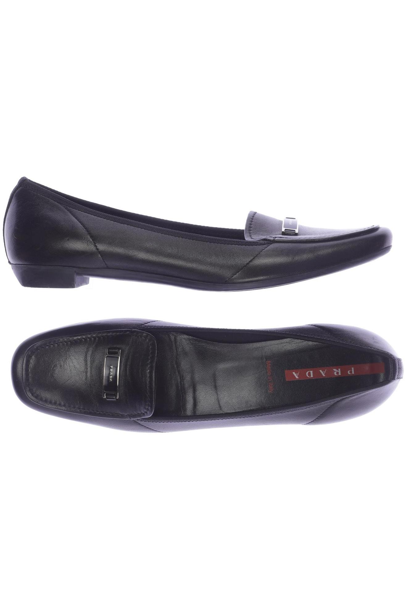 

Prada Damen Halbschuh, schwarz, Gr. 41