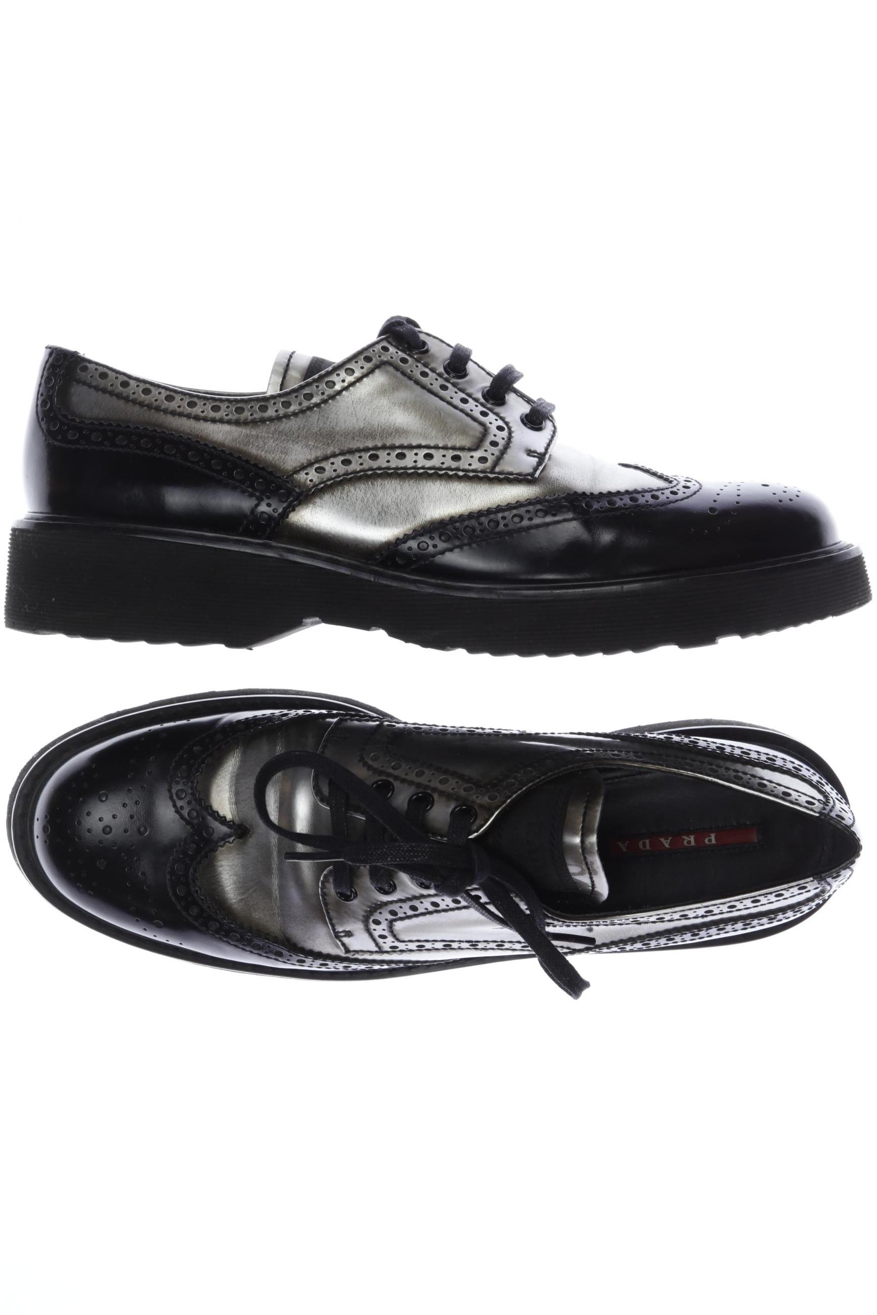 

Prada Damen Halbschuh, schwarz, Gr. 41