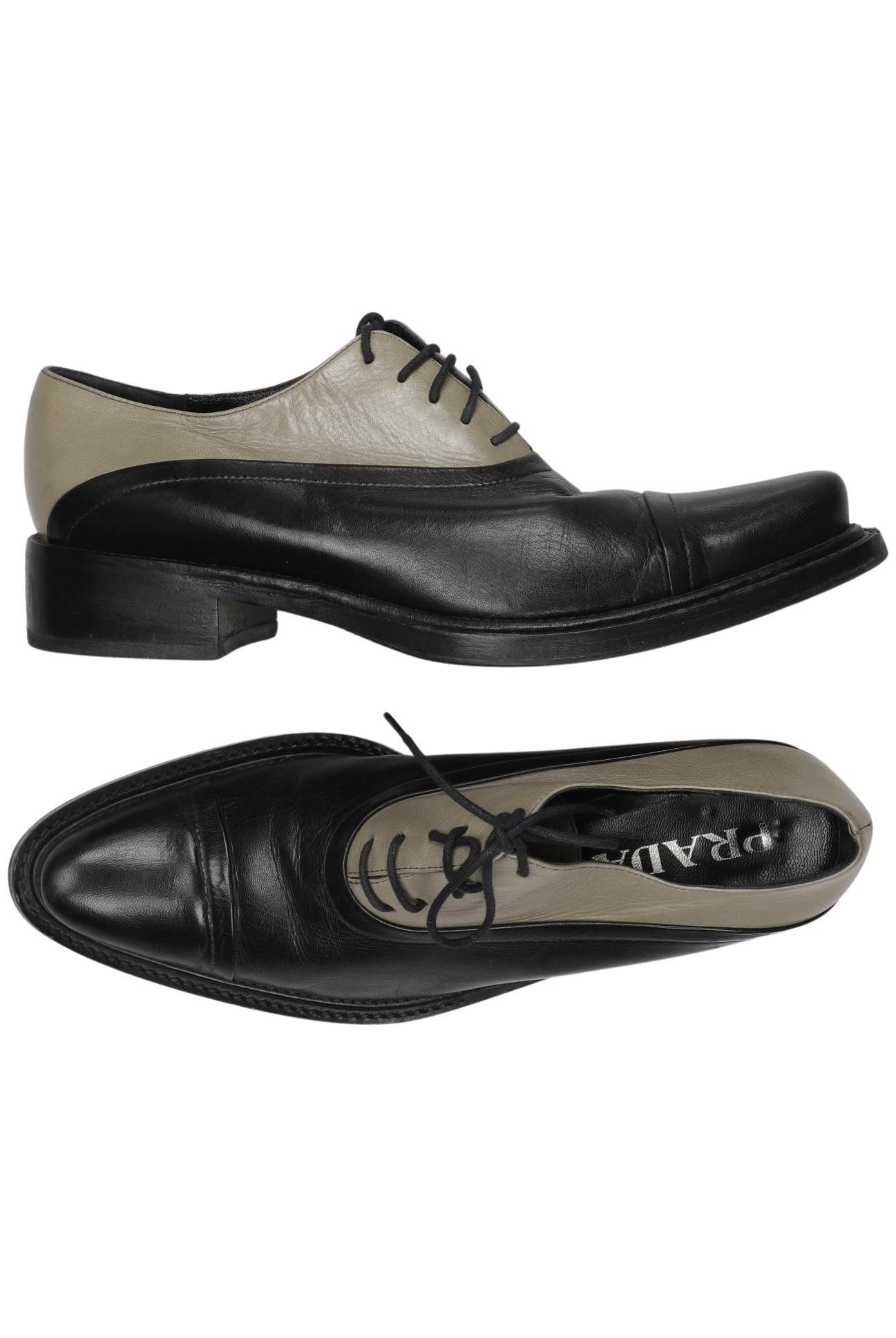 

Prada Damen Halbschuh, schwarz, Gr. 37.5