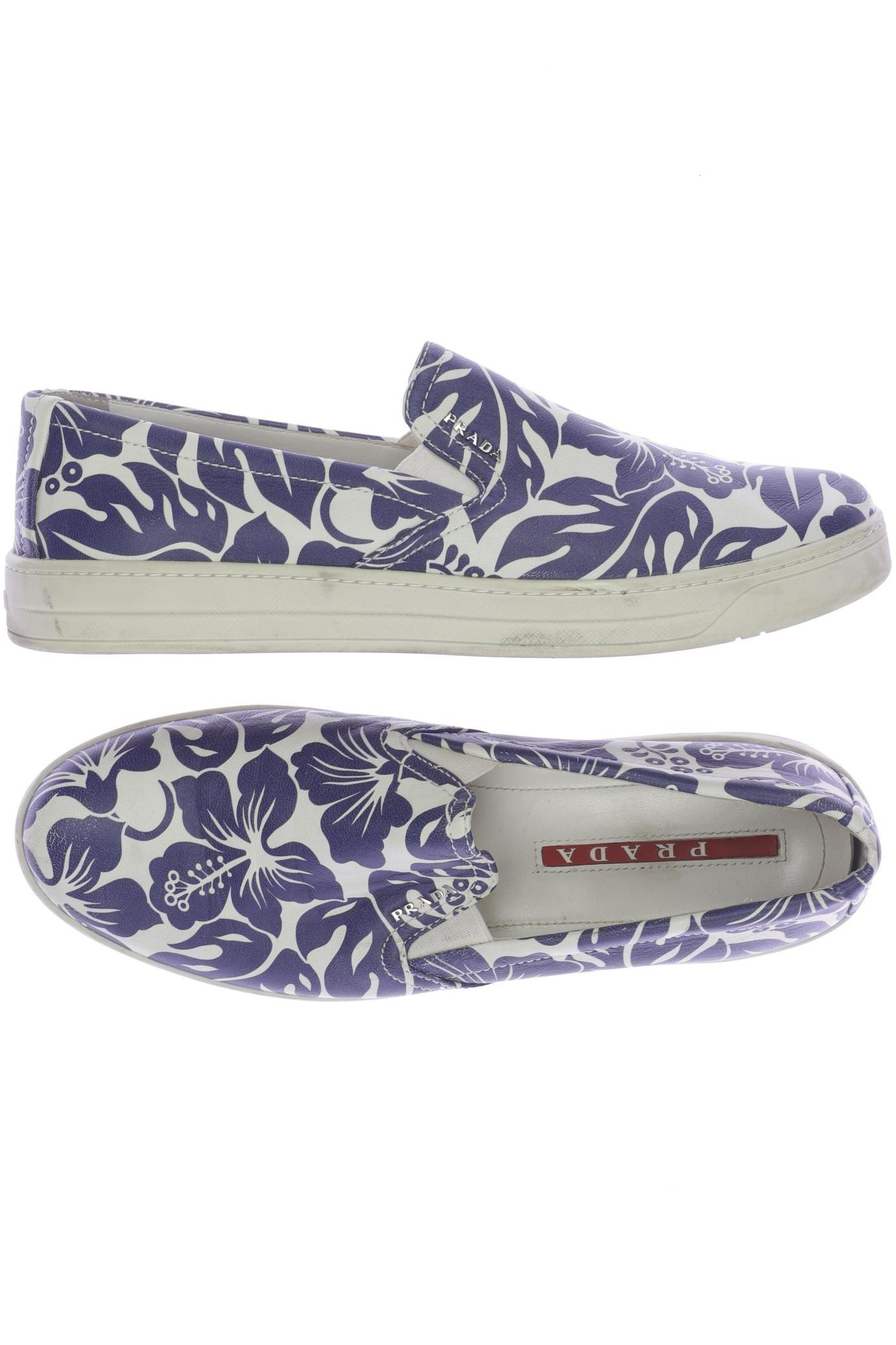 

Prada Damen Halbschuh, blau, Gr. 40