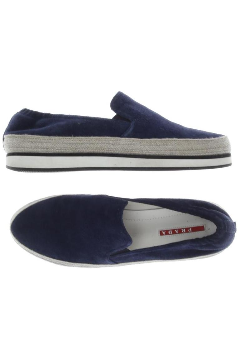 

Prada Damen Halbschuh, marineblau, Gr. 37.5