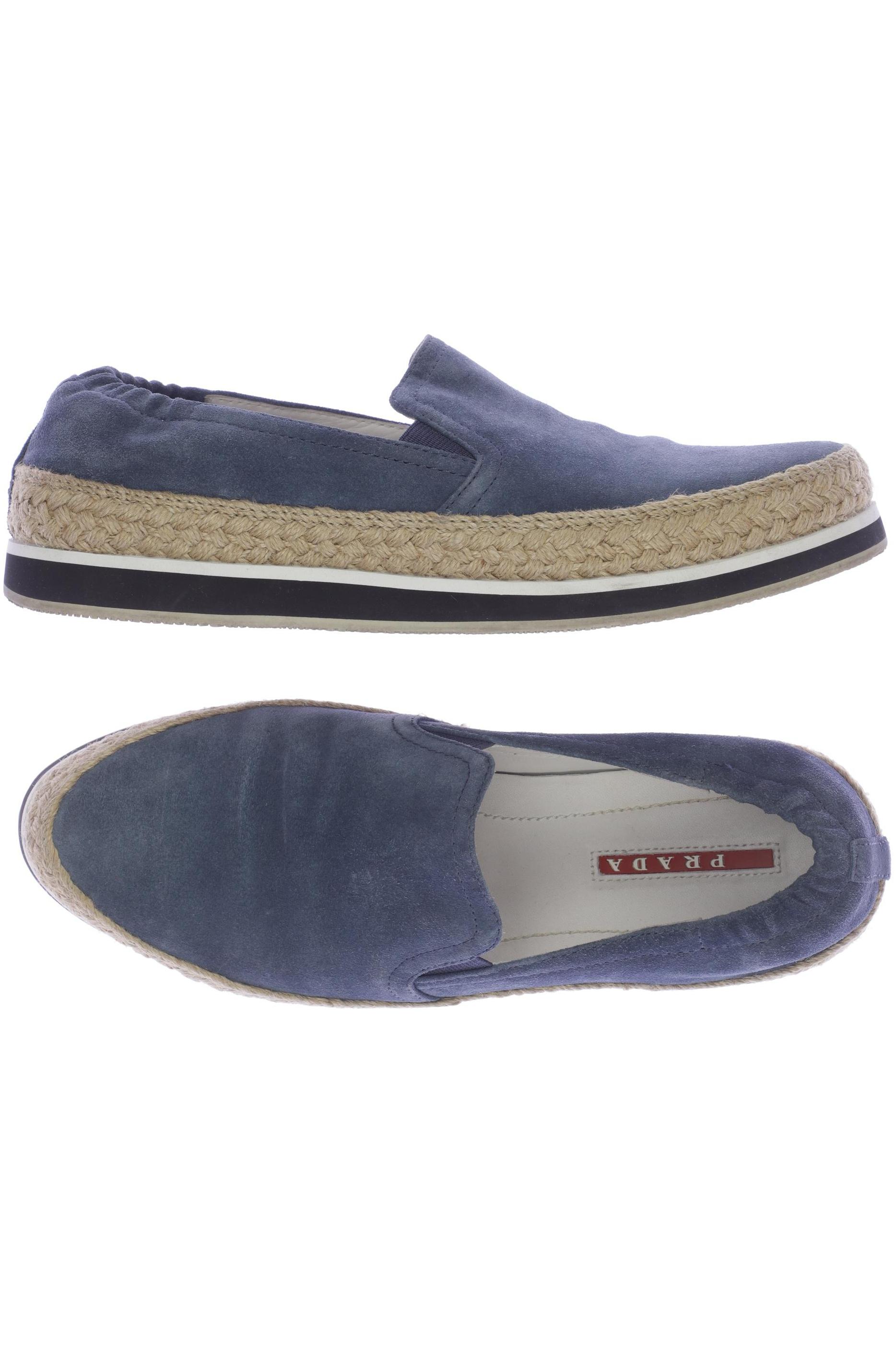 

Prada Damen Halbschuh, türkis, Gr. 36