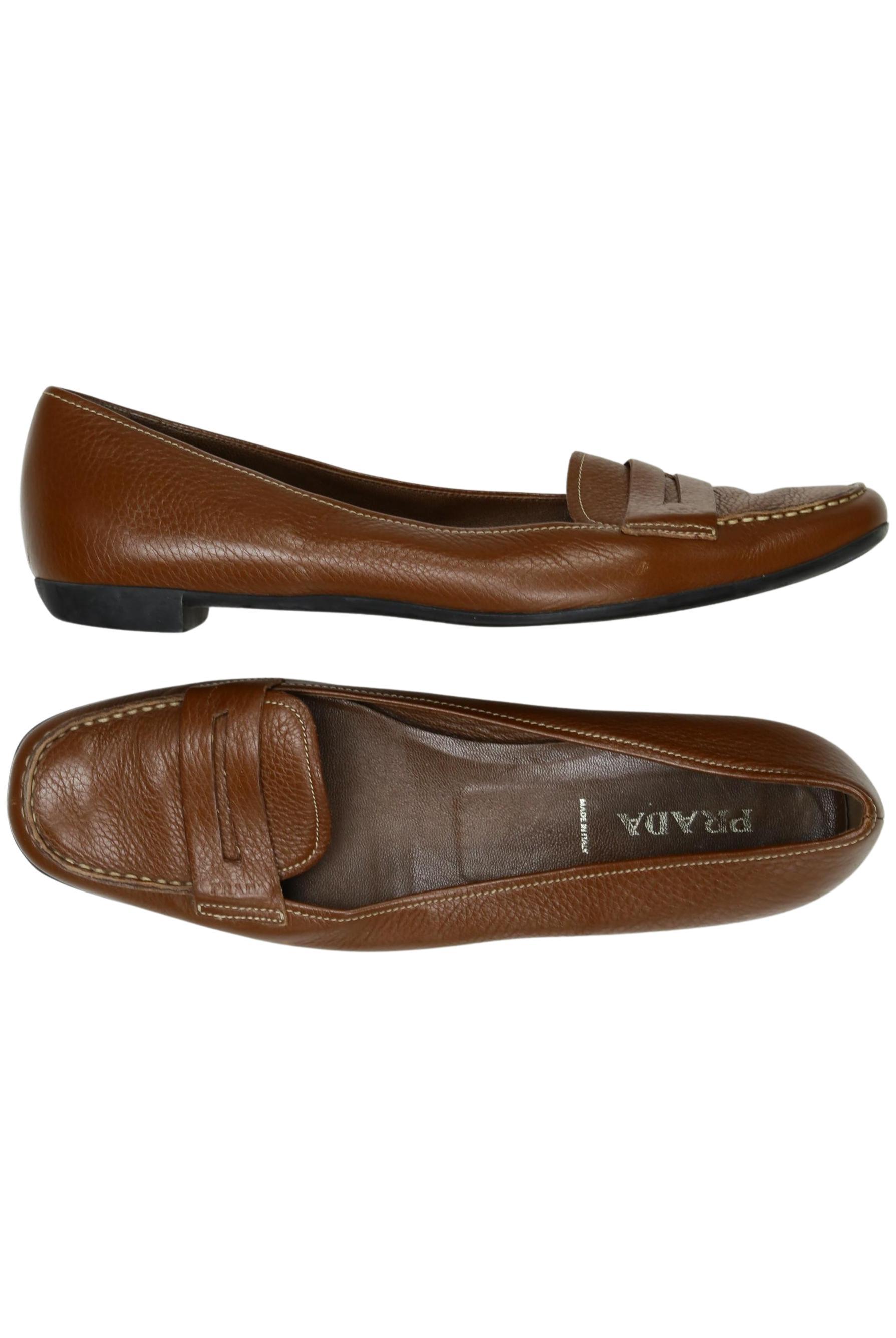

Prada Damen Halbschuh, braun, Gr. 40