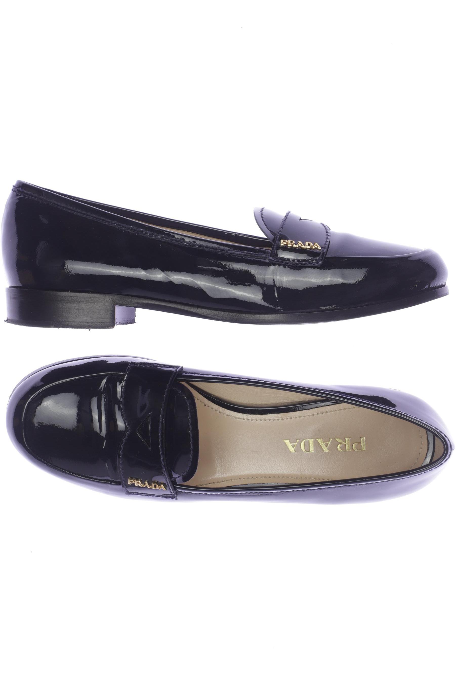 

Prada Damen Halbschuh, marineblau, Gr. 35