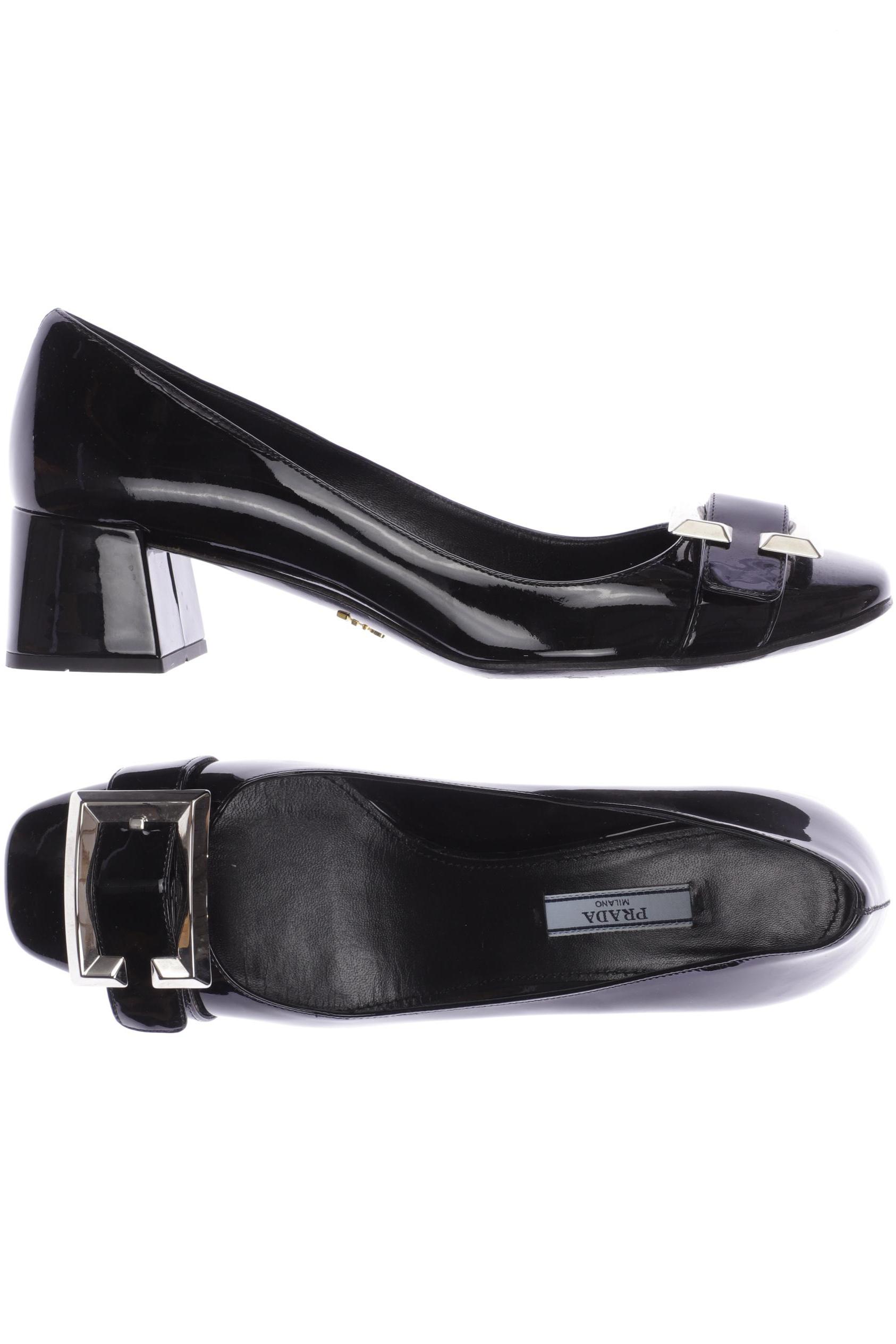 

Prada Damen Halbschuh, schwarz, Gr. 39.5